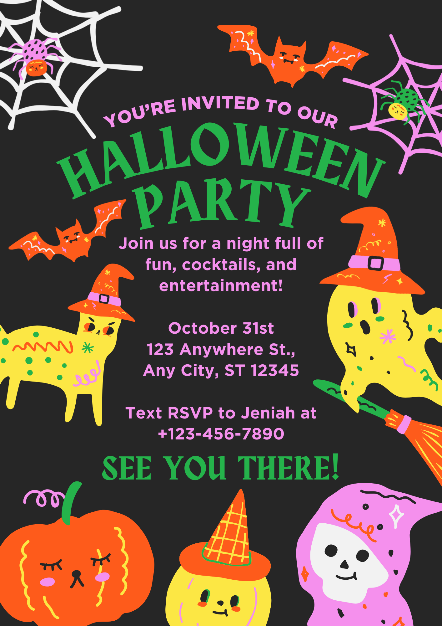 Halloween Trick Or Treat Flyer
