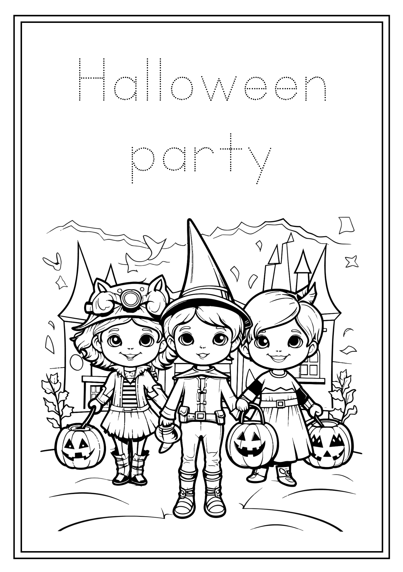 Halloween Coloring Booklet