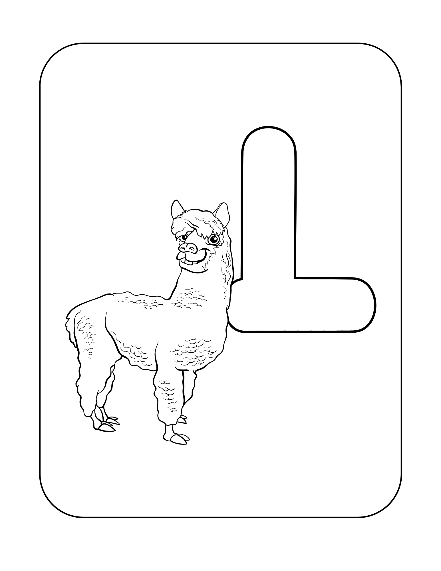 44 Alphabet Coloring Pages