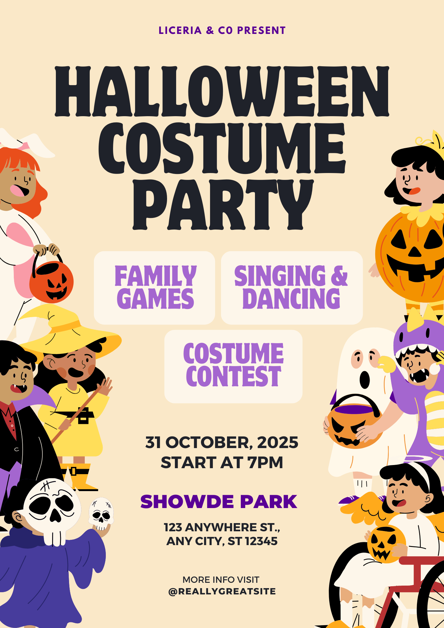 Halloween Trick Or Treat Flyer