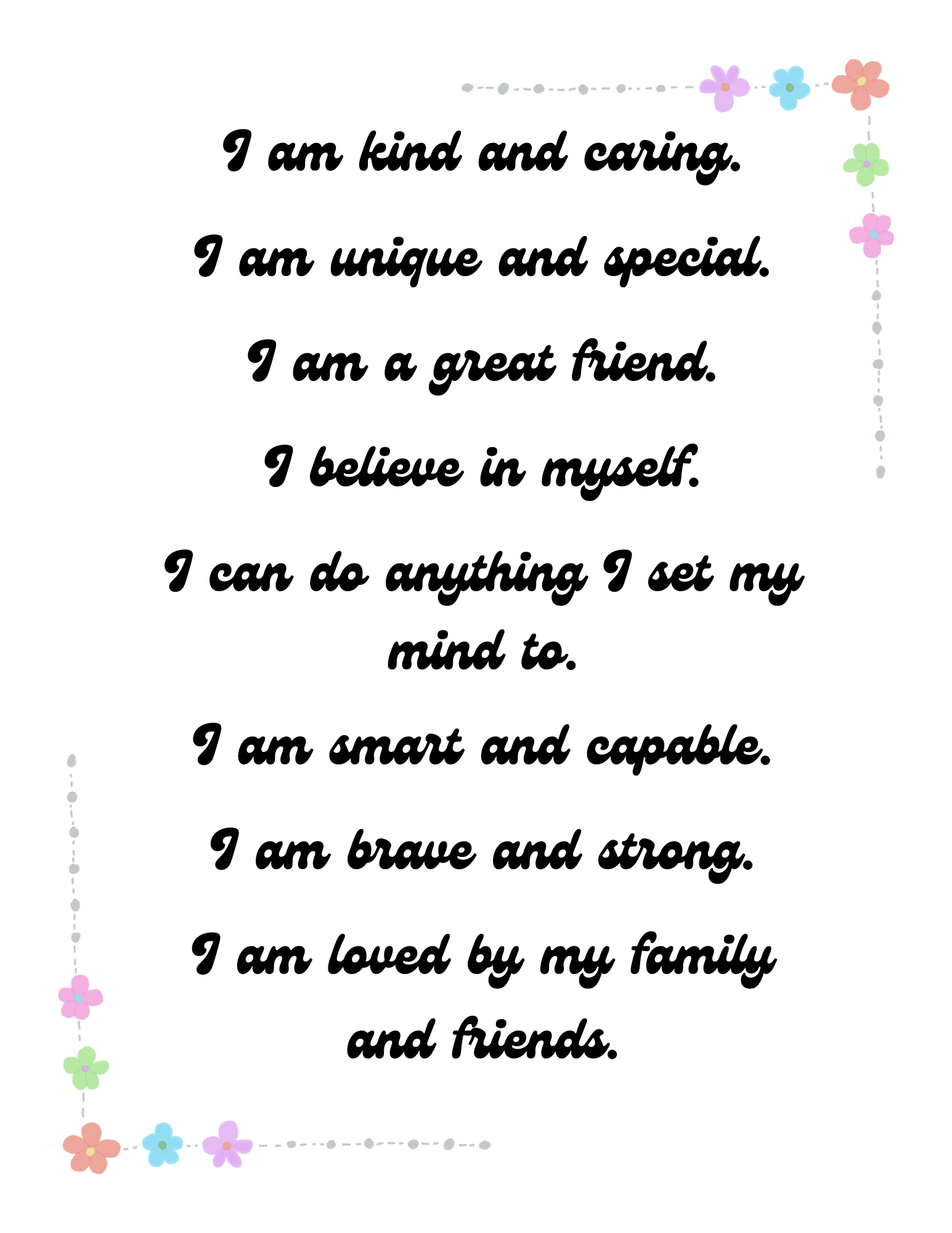 300+ Positive Affirmations for Kids