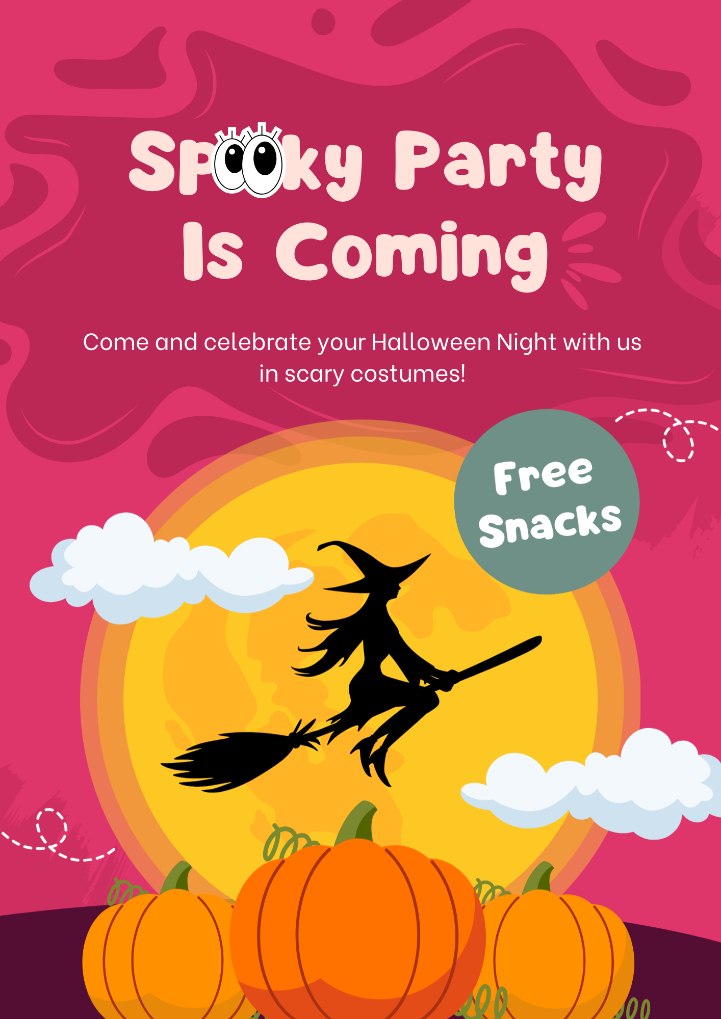 Halloween Trick Or Treat Flyer