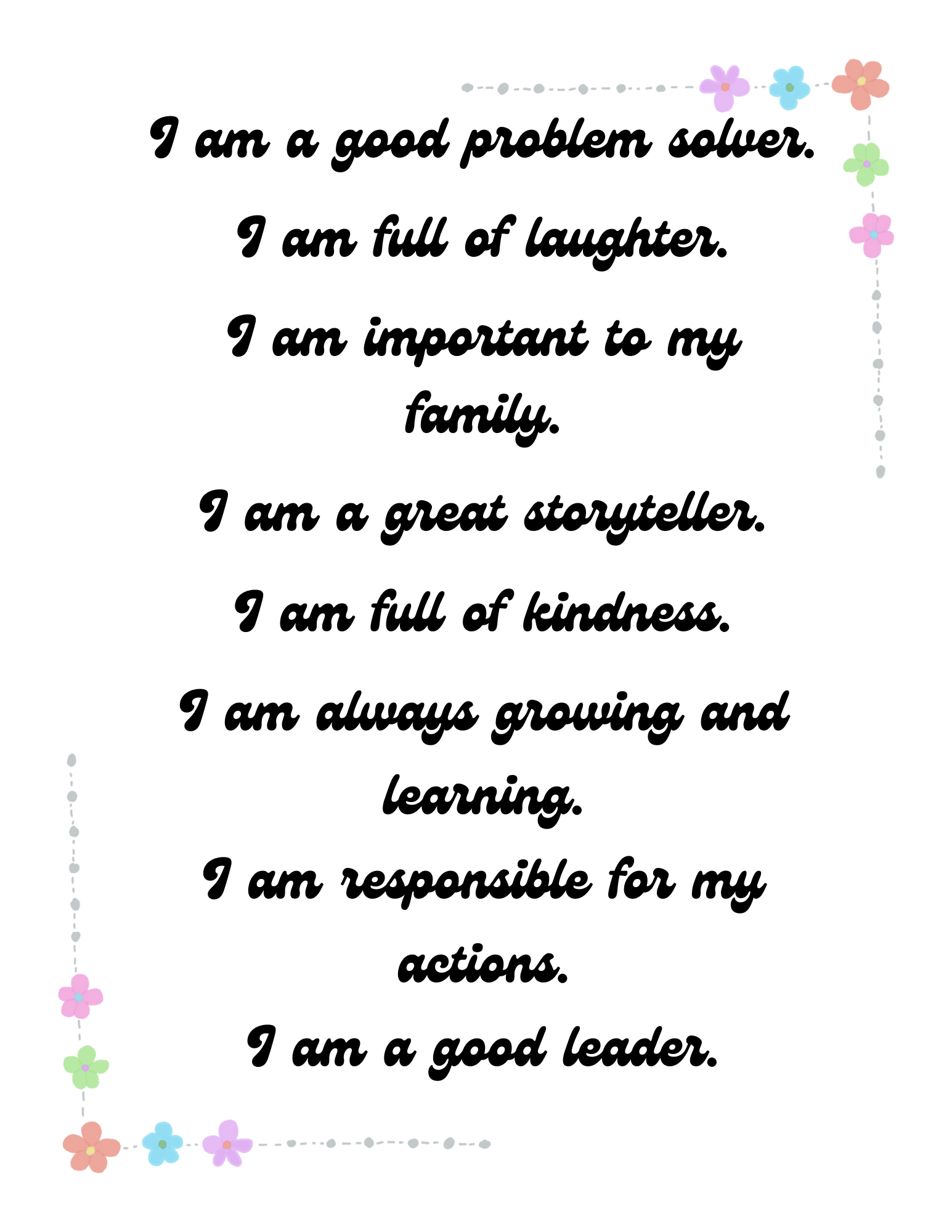 300+ Positive Affirmations for Kids