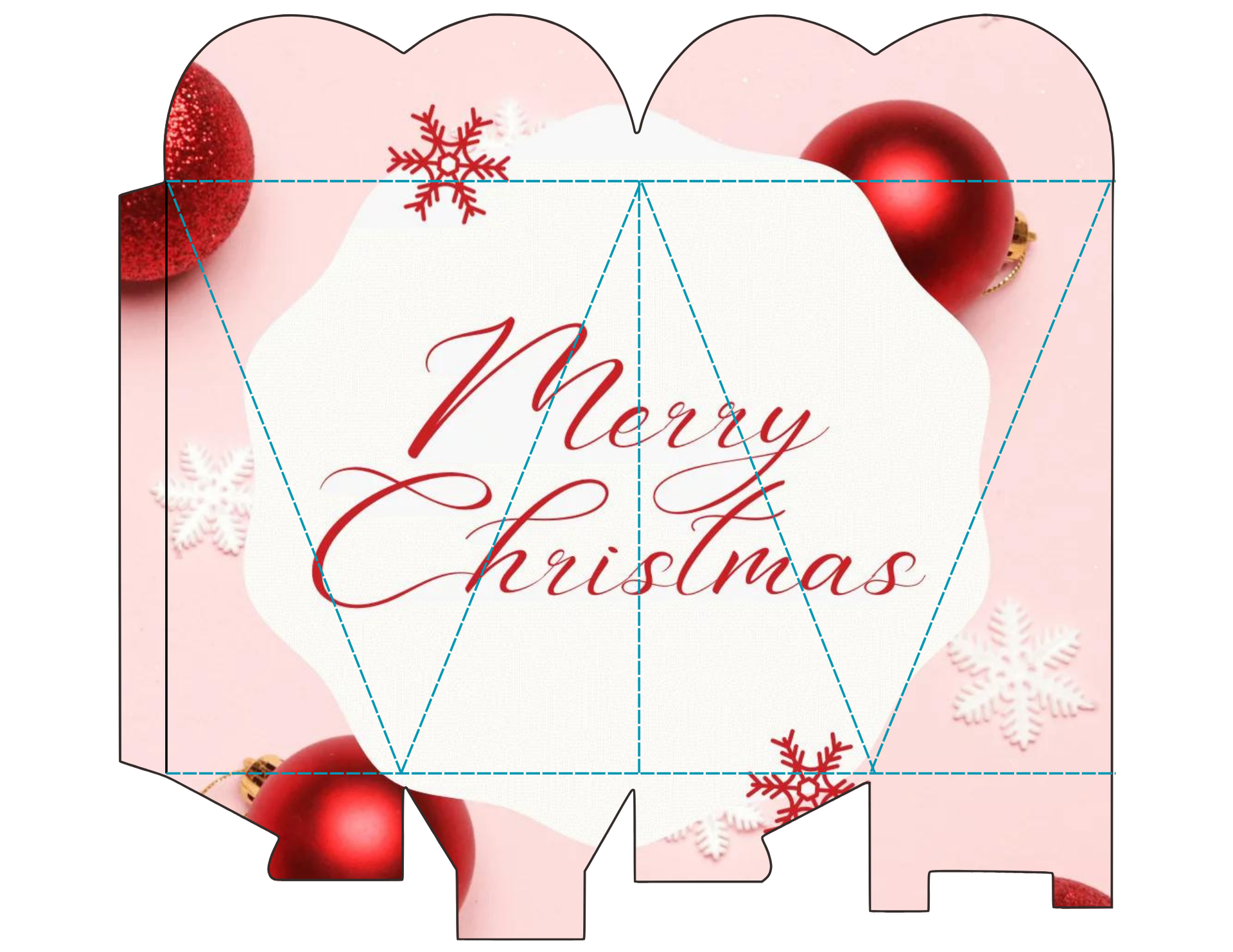 Christmas Candy Holder Heart Shape