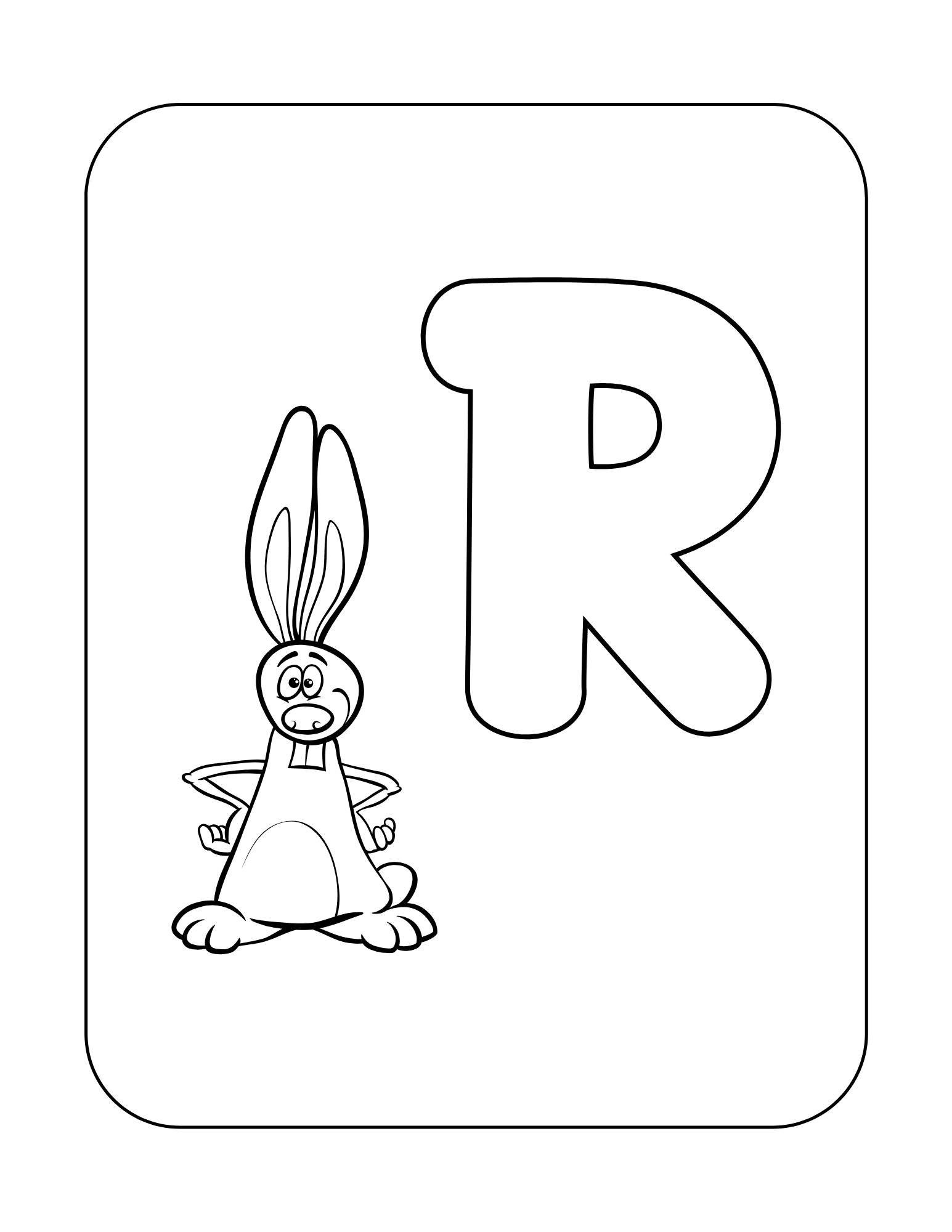 44 Alphabet Coloring Pages
