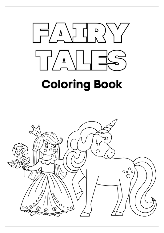 Fairy Tales and Coloring Book