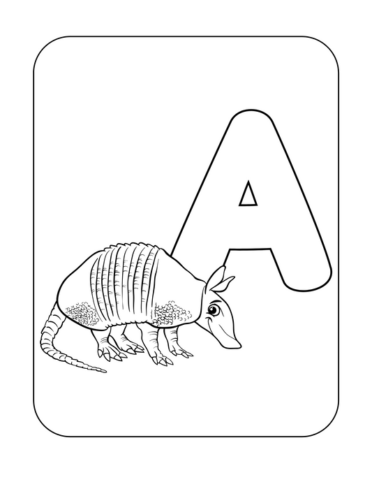44 Alphabet Coloring Pages