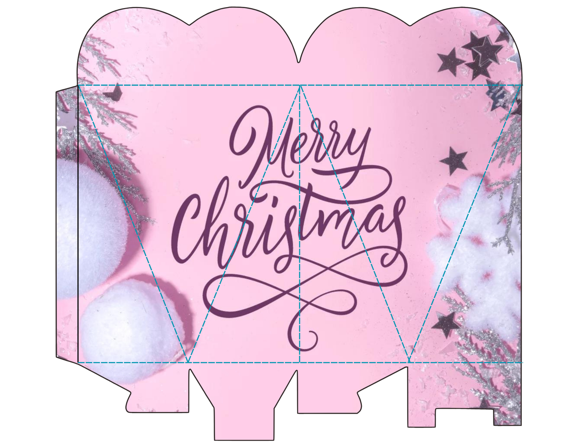 Christmas Candy Holder Heart Shape