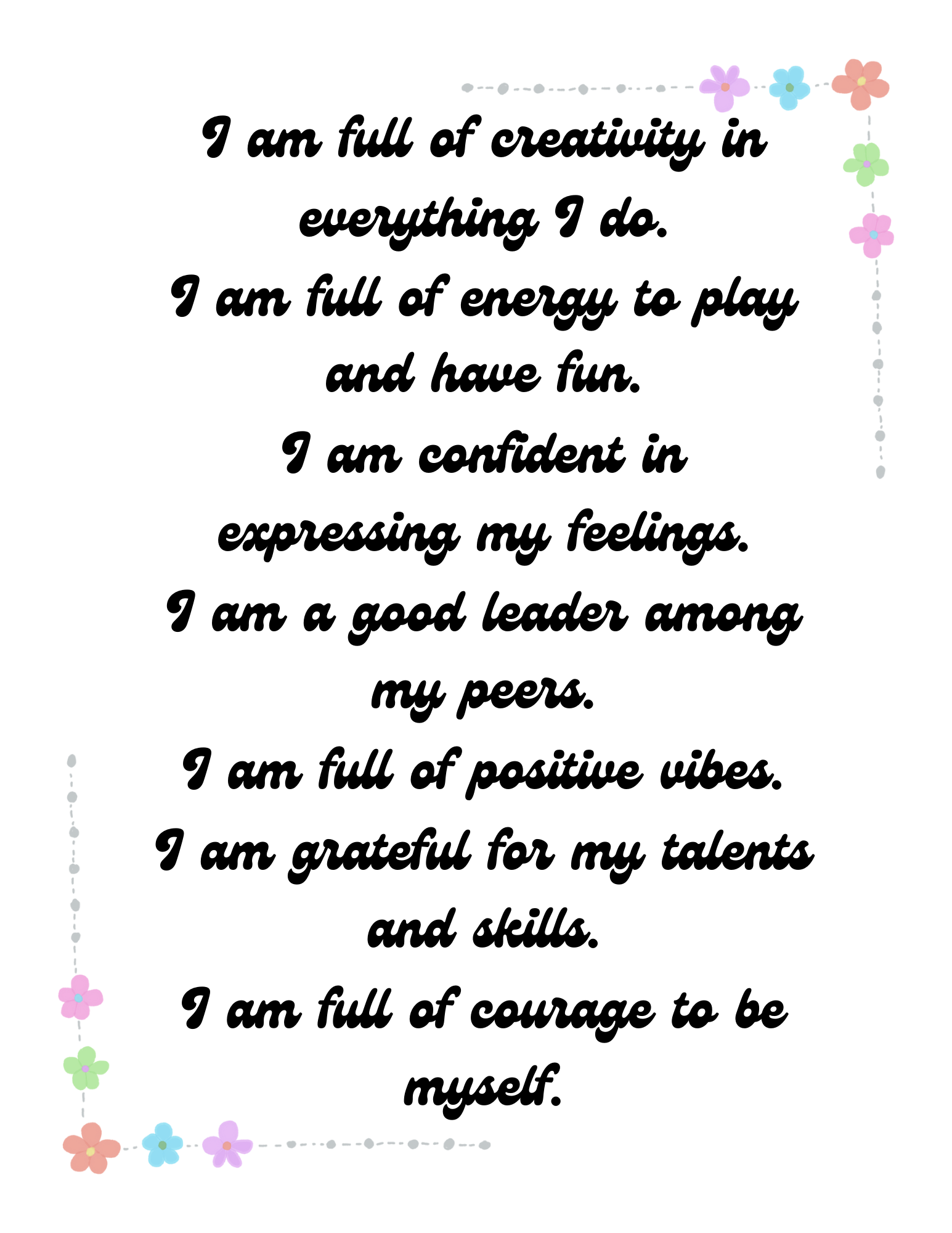 300+ Positive Affirmations for Kids