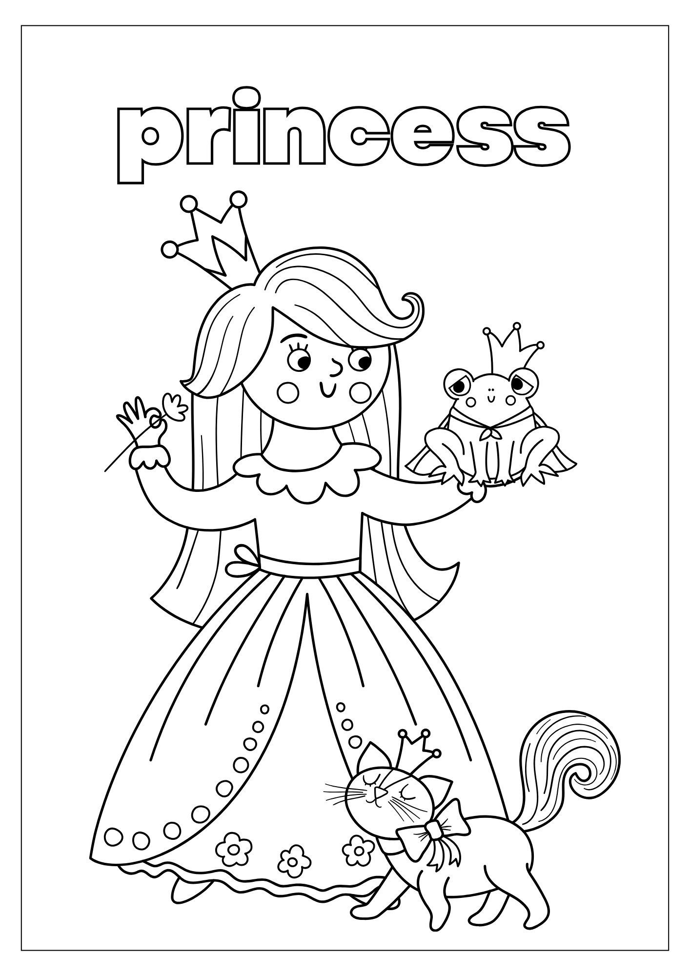 Fairy Tales and Coloring Book