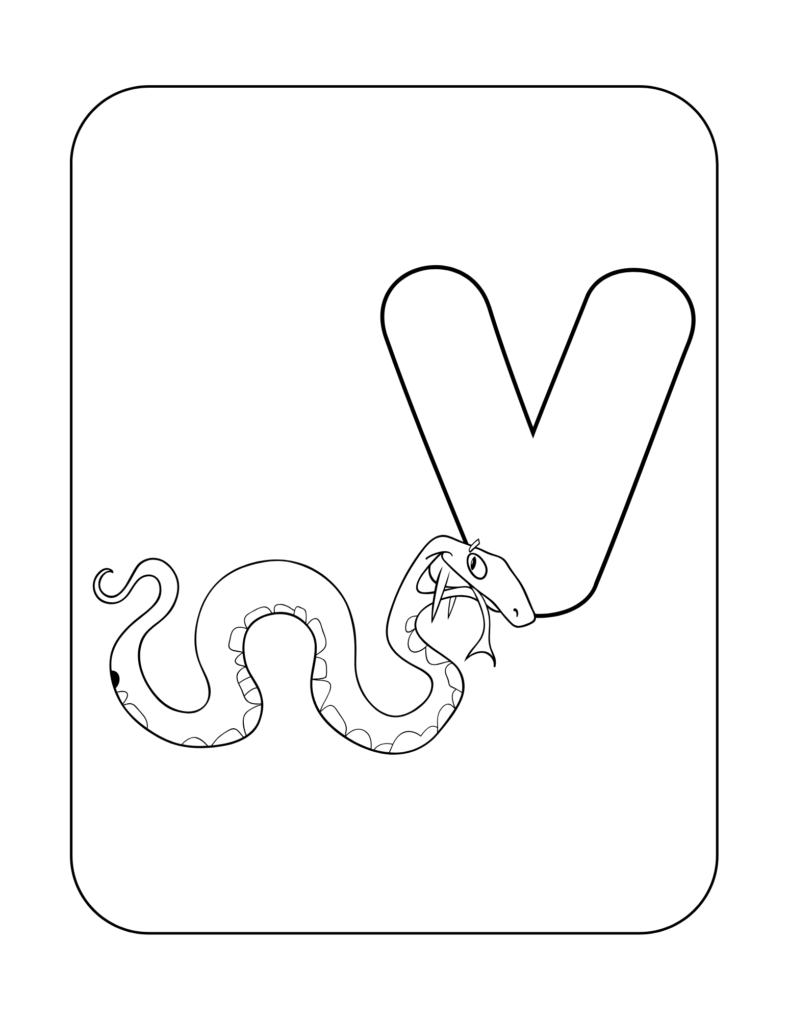 44 Alphabet Coloring Pages