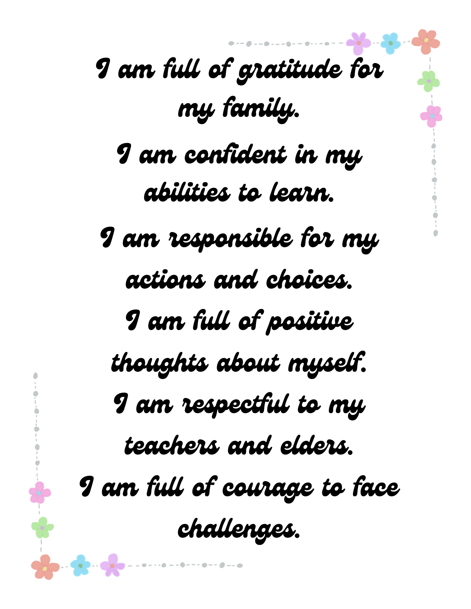 300+ Positive Affirmations for Kids