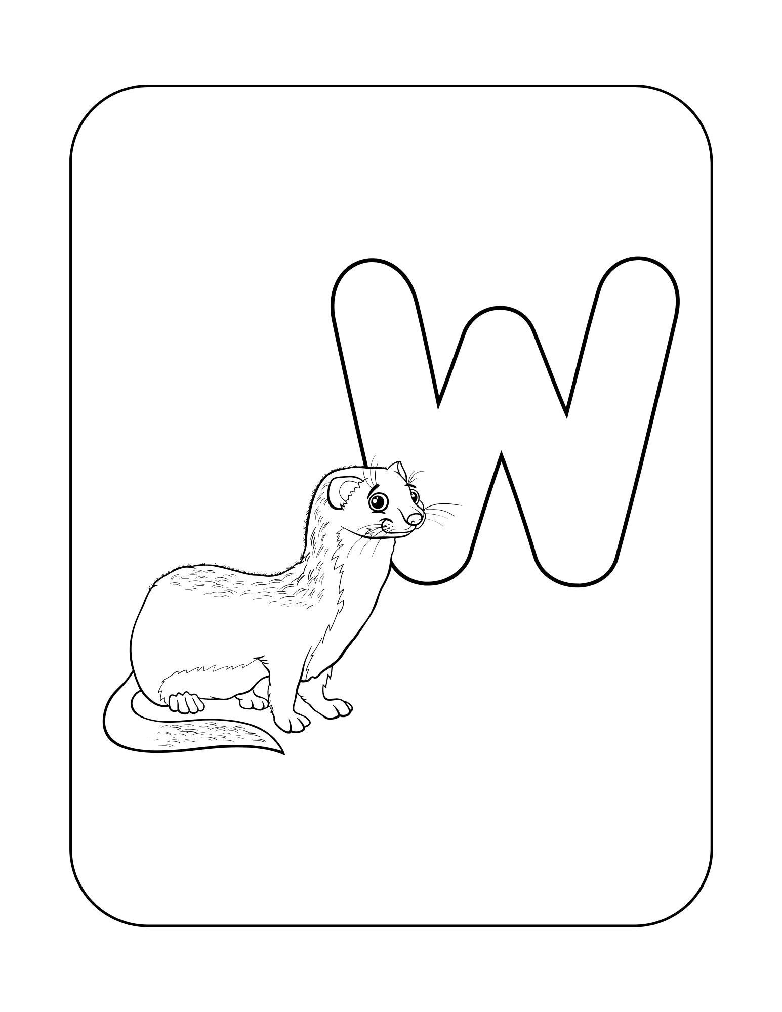 44 Alphabet Coloring Pages