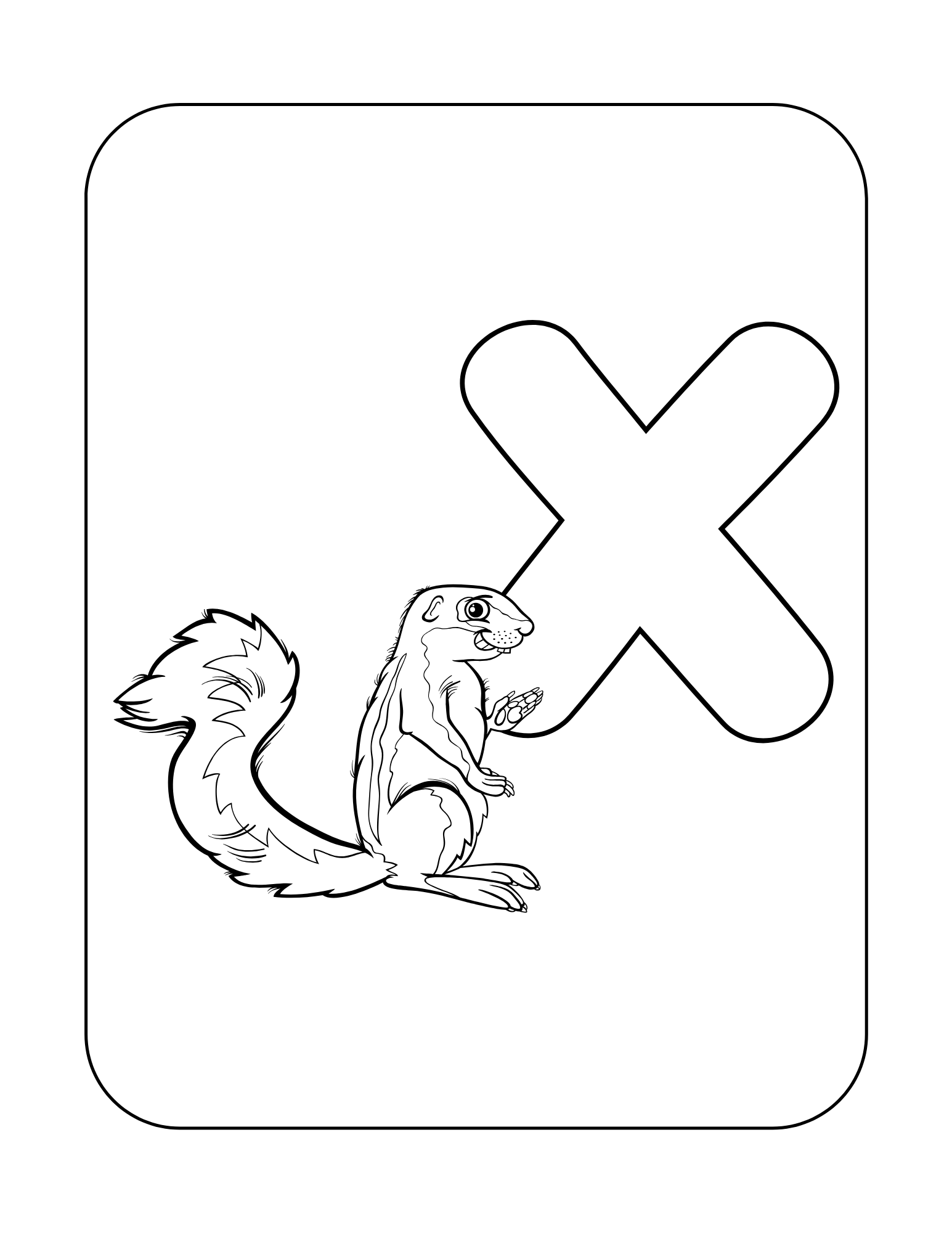 44 Alphabet Coloring Pages