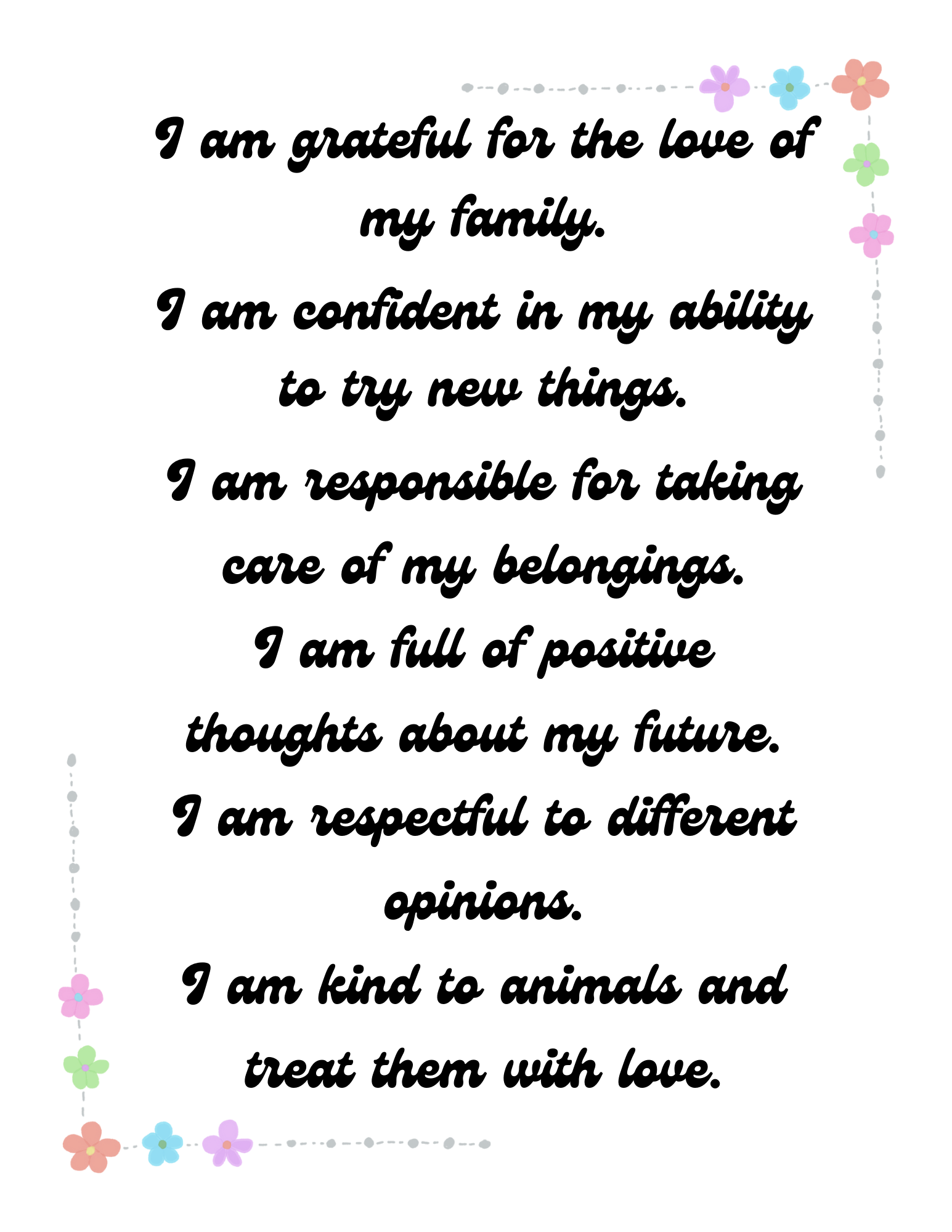 300+ Positive Affirmations for Kids