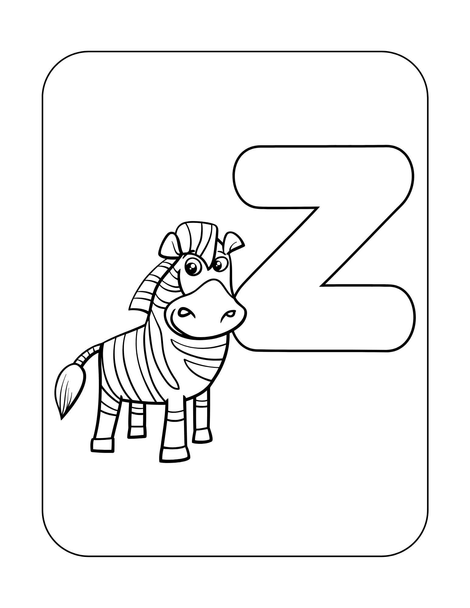 44 Alphabet Coloring Pages