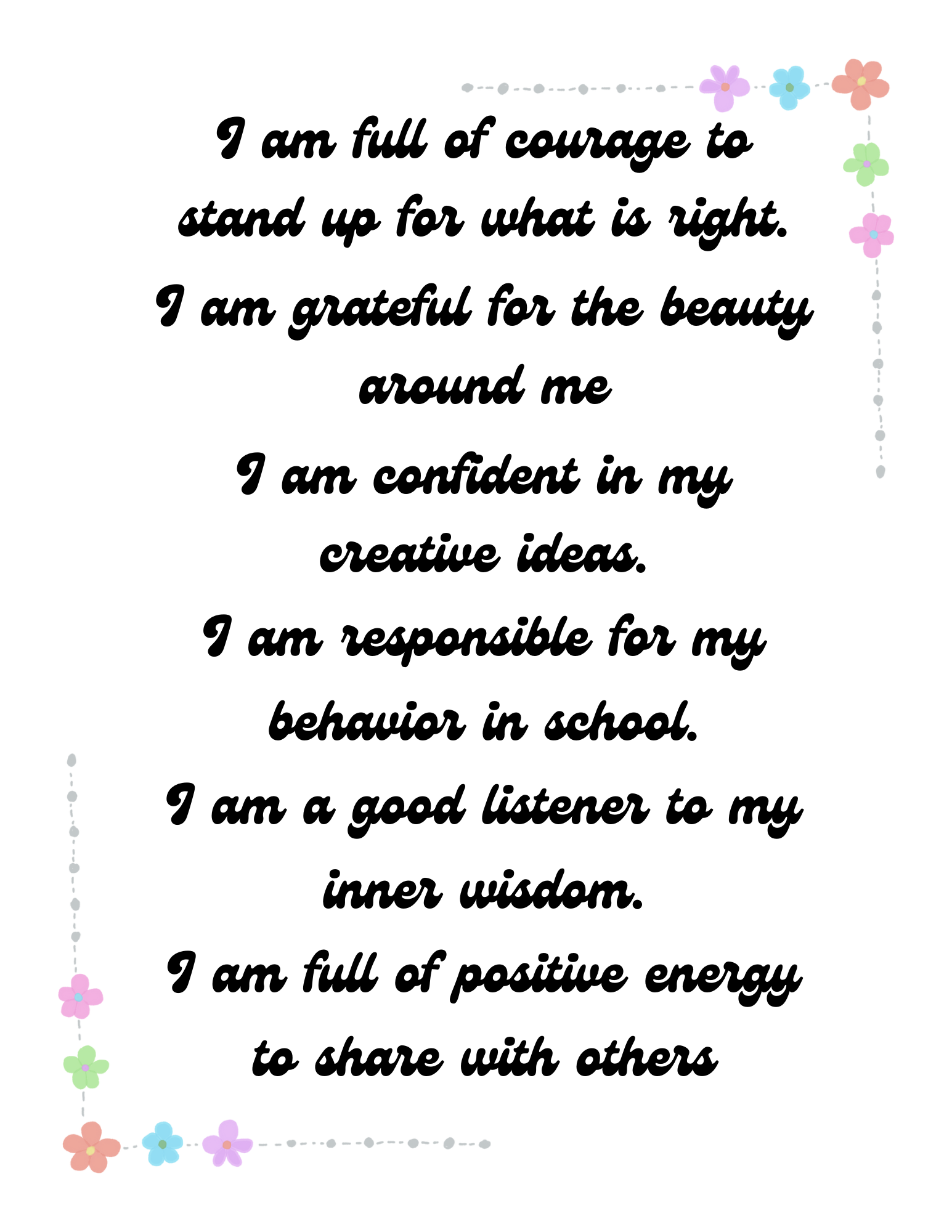300+ Positive Affirmations for Kids