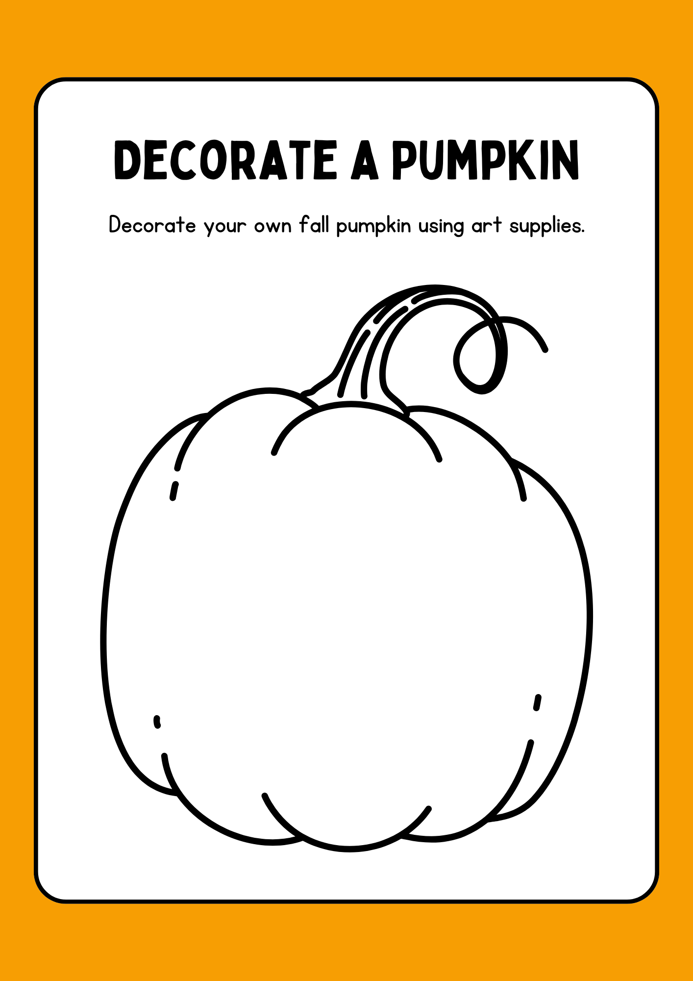 Decorate A Holiday Activity