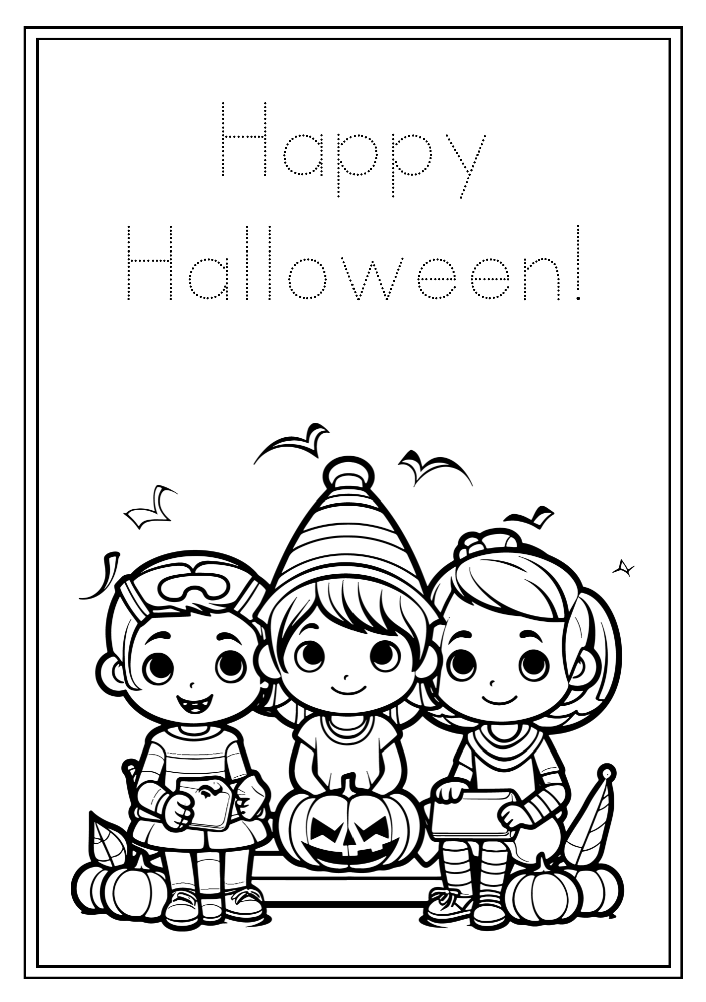 Halloween Coloring Booklet