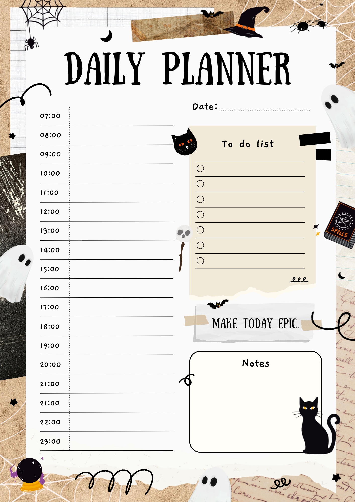 Halloween Planner