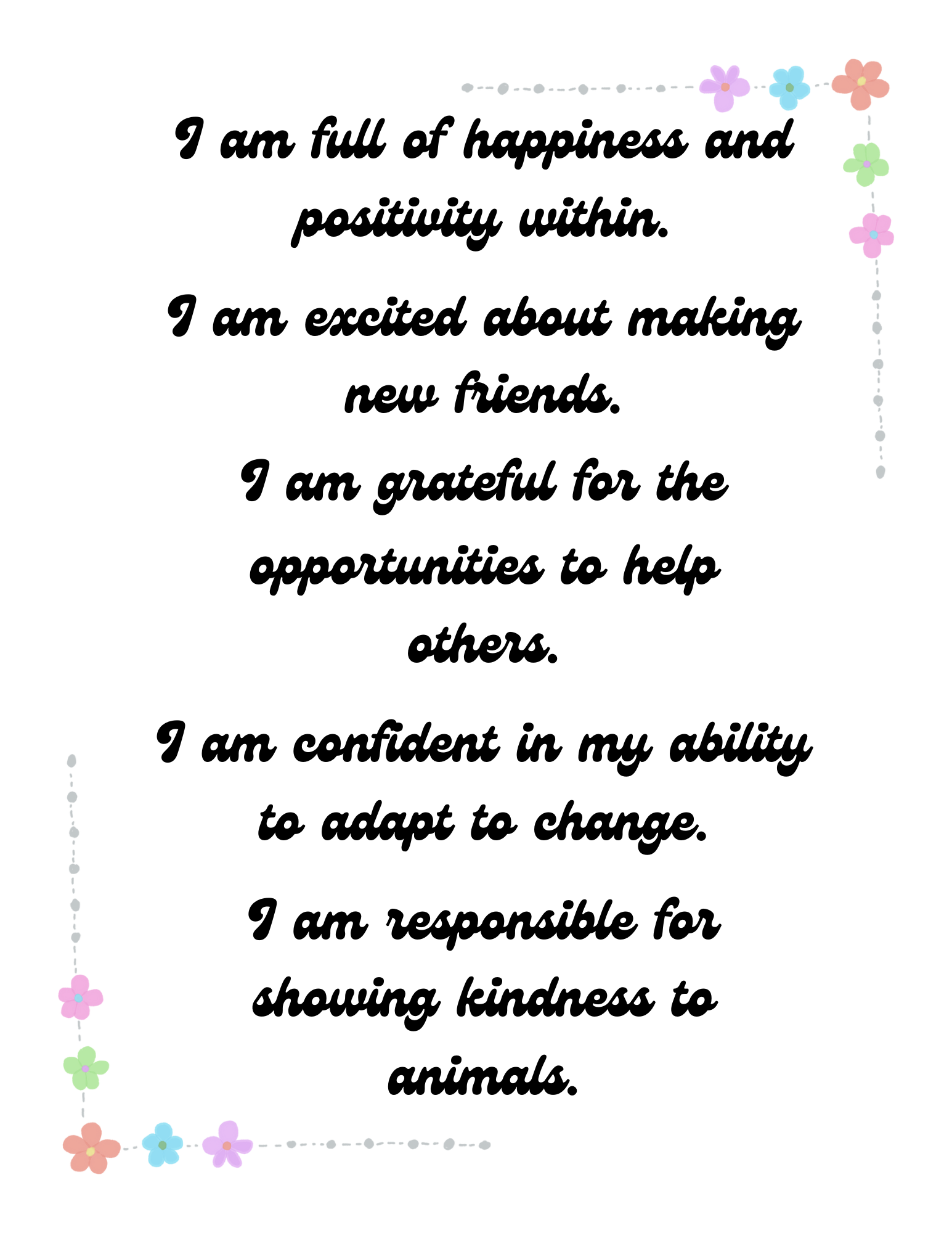300+ Positive Affirmations for Kids