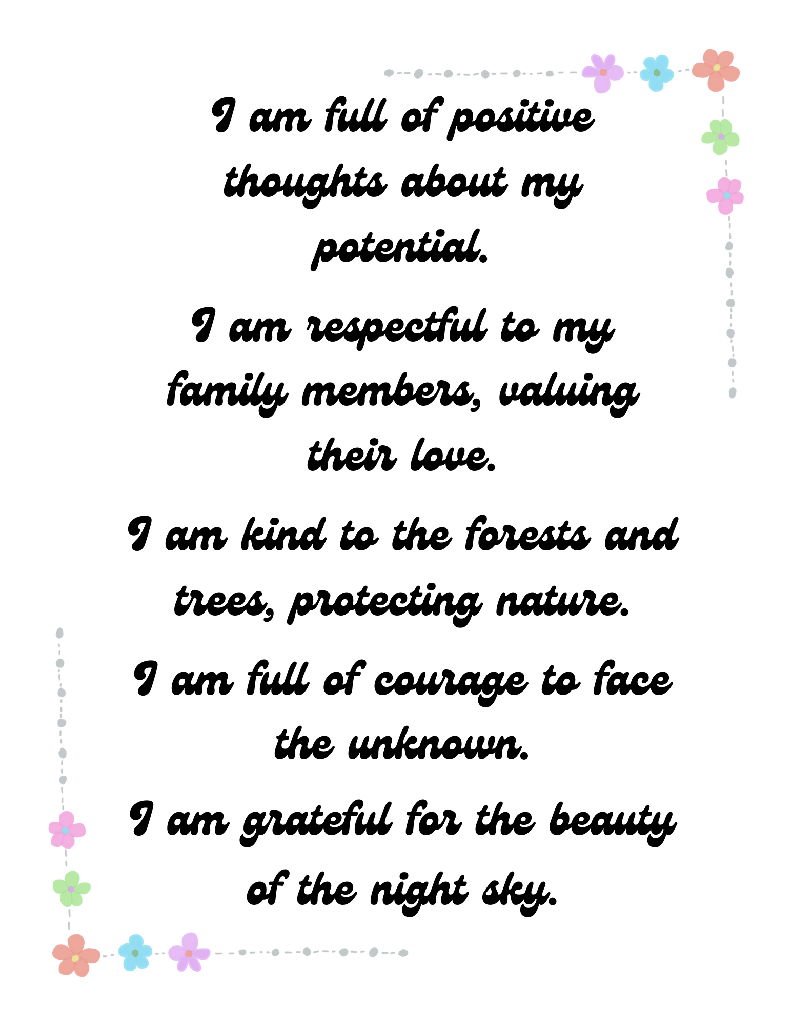 300+ Positive Affirmations for Kids