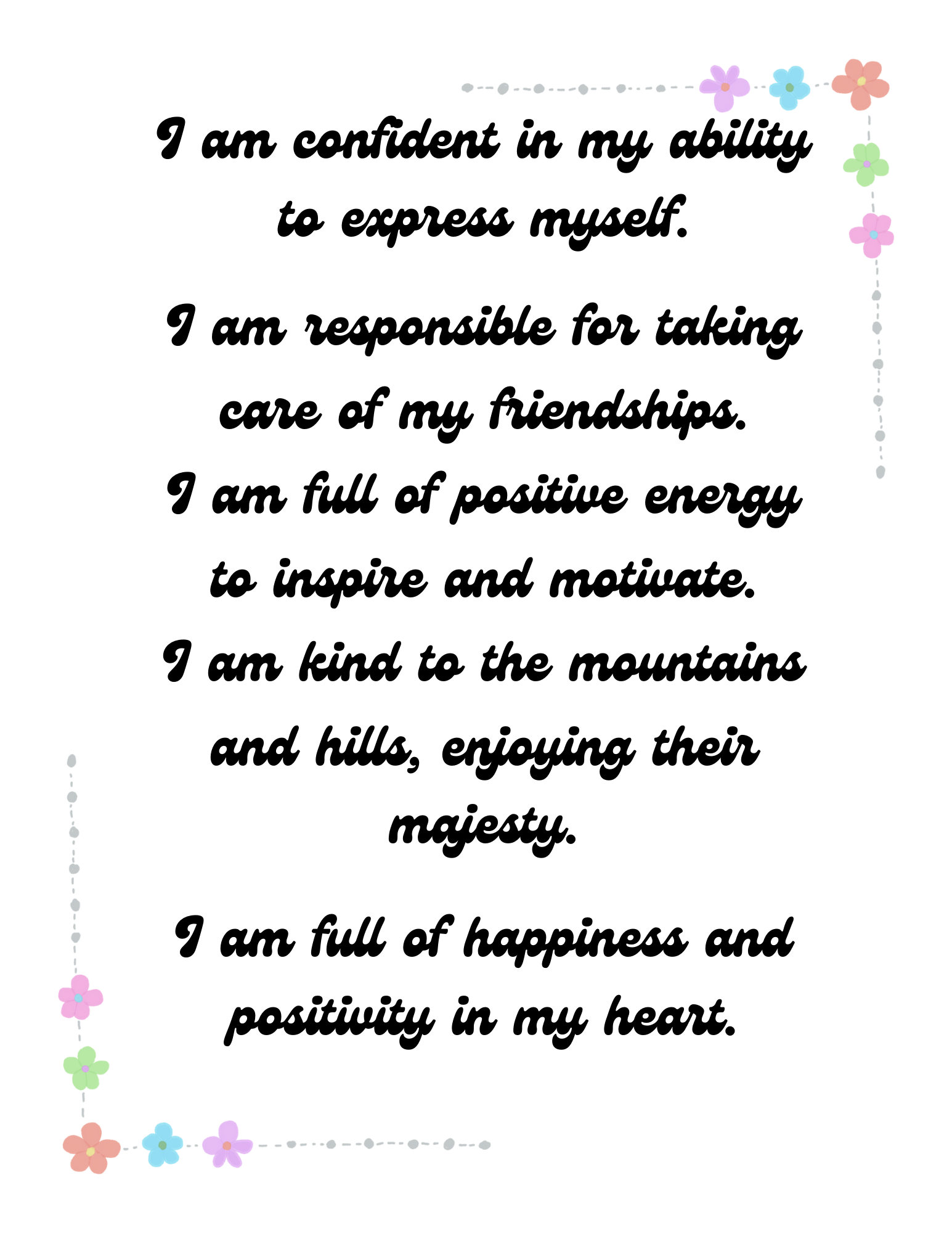 300+ Positive Affirmations for Kids