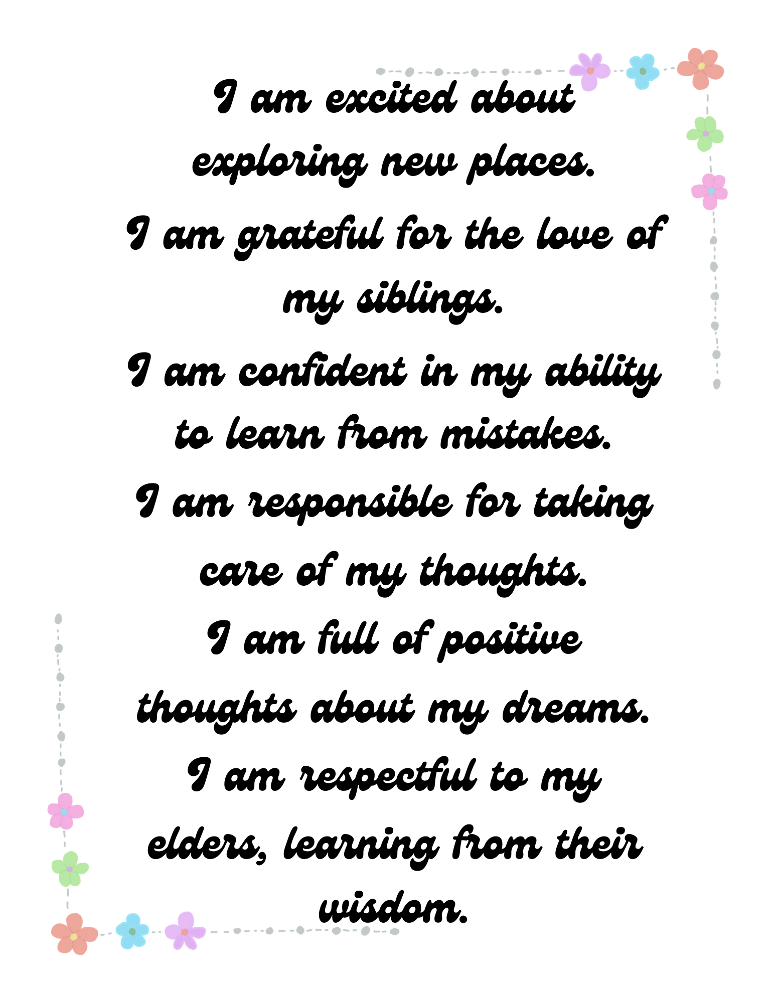 300+ Positive Affirmations for Kids