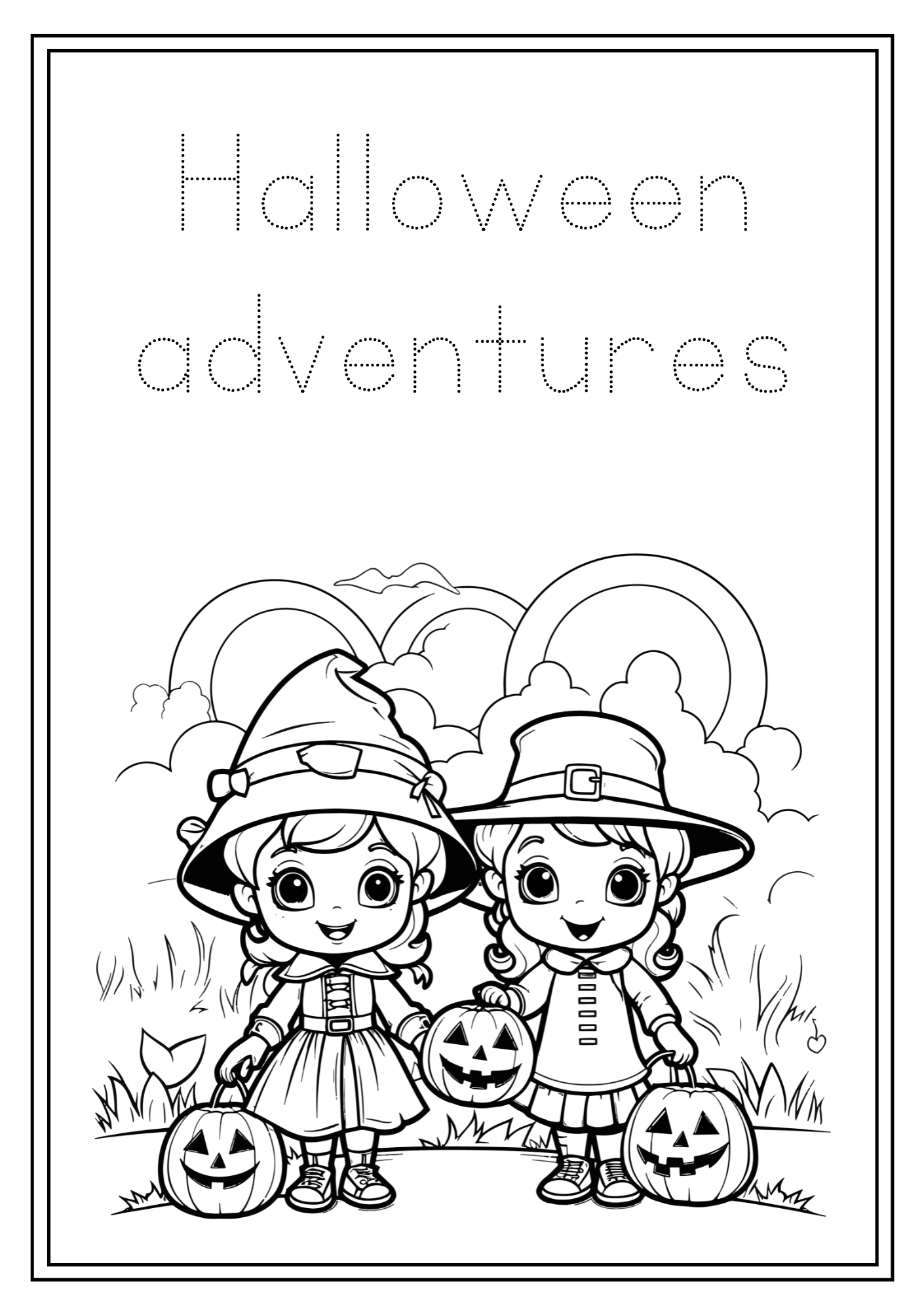 Halloween Coloring Booklet