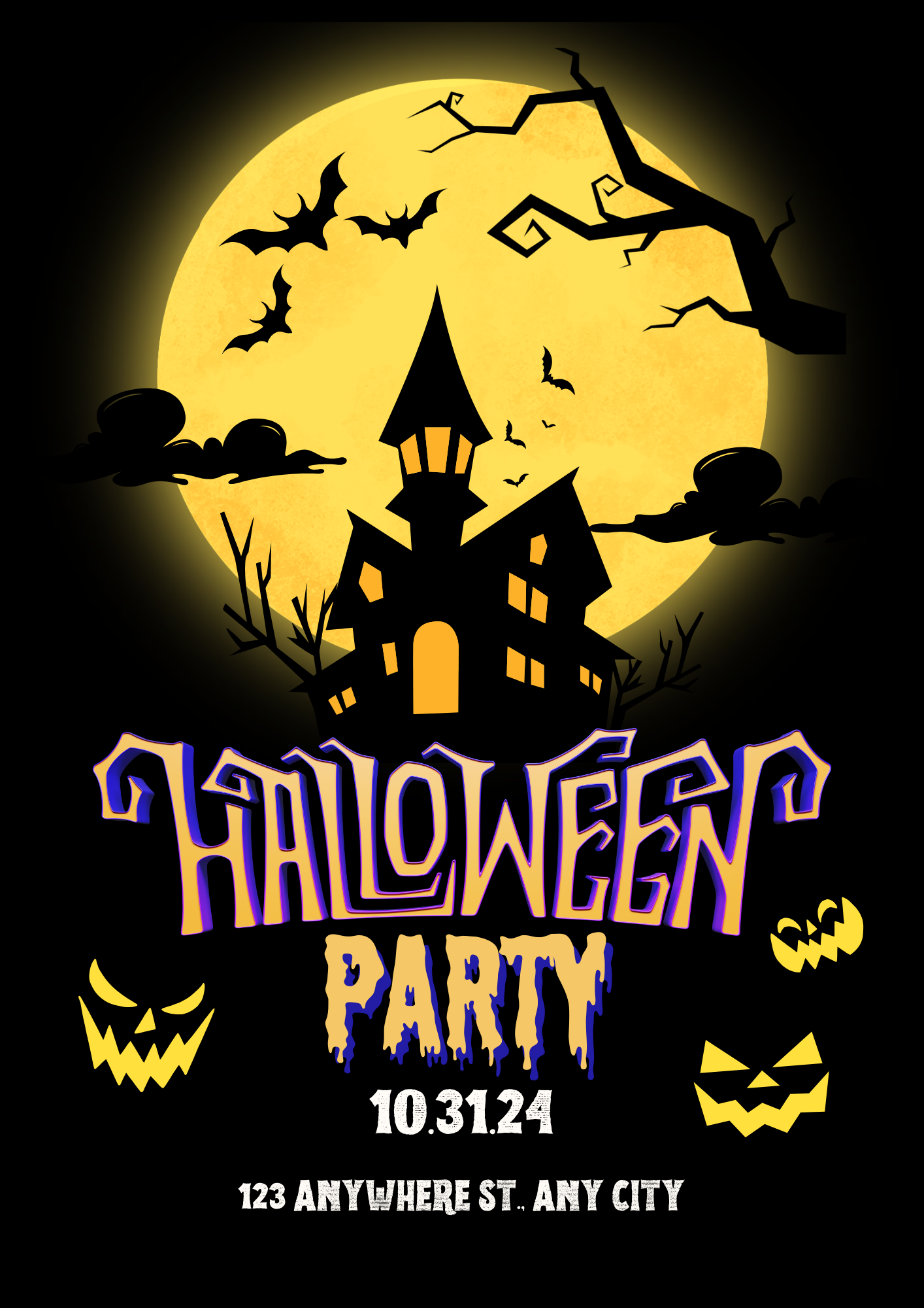 Halloween Trick Or Treat Flyer