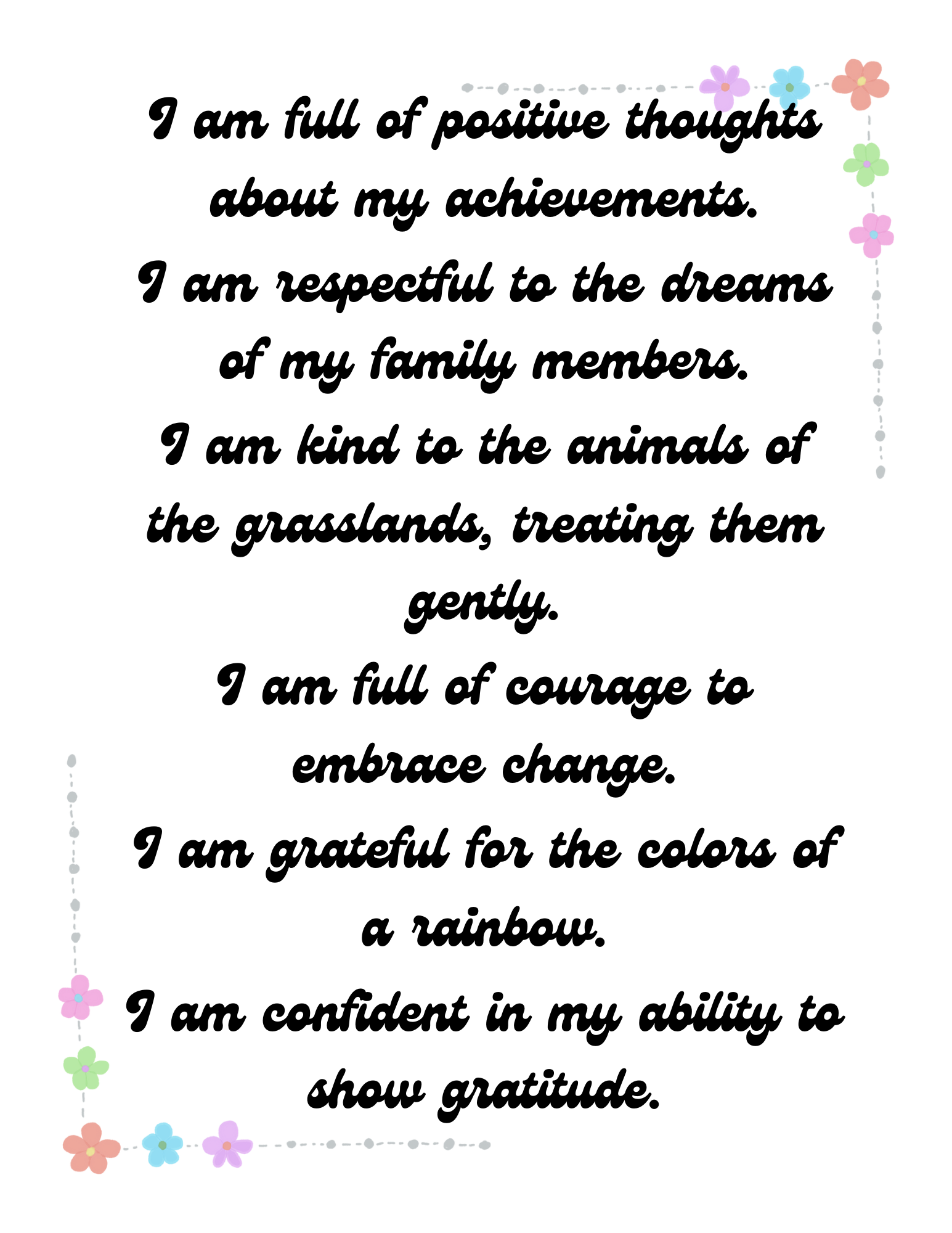 300+ Positive Affirmations for Kids