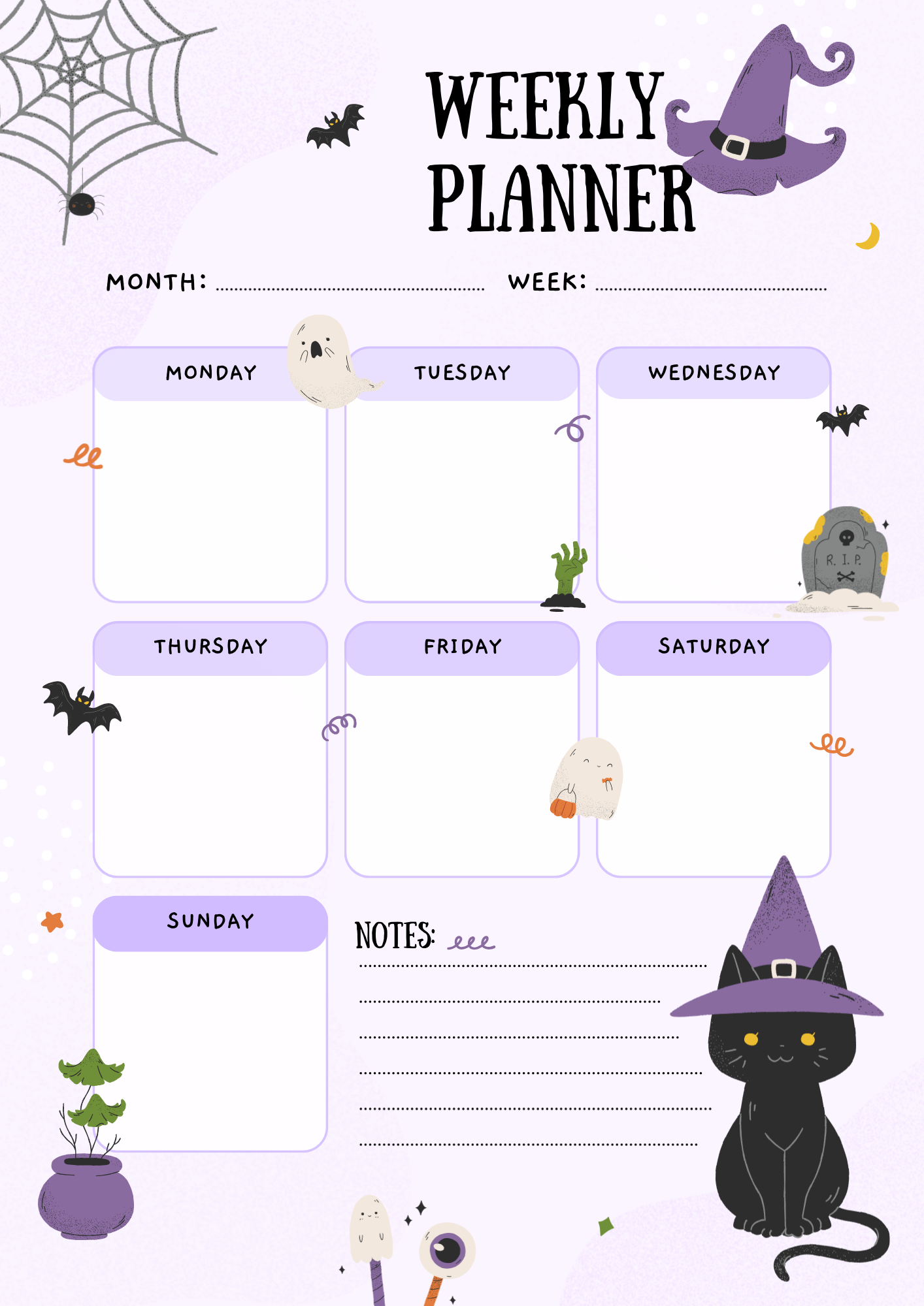 Halloween Planner