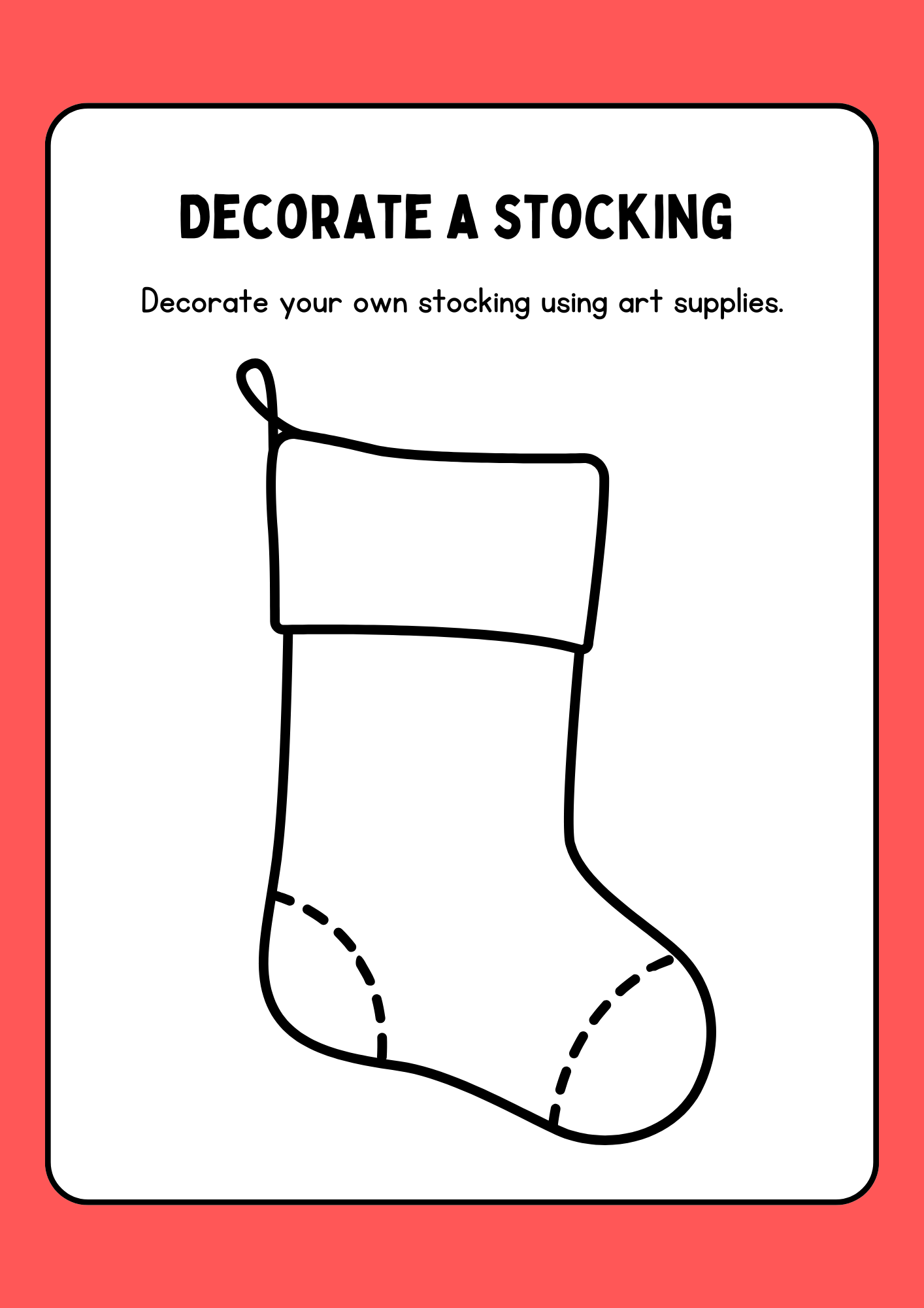 Decorate A Holiday Activity