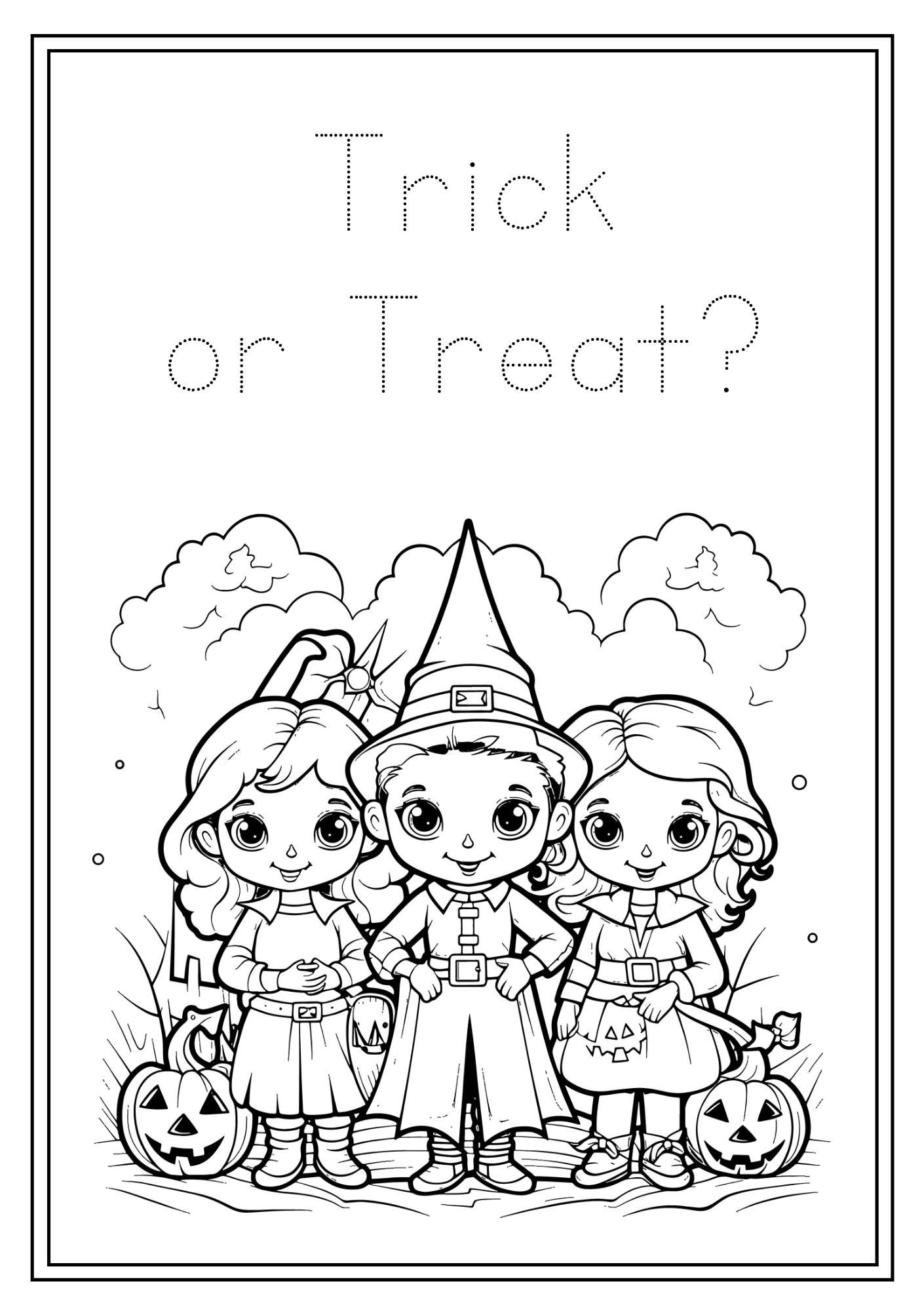 Halloween Coloring Booklet