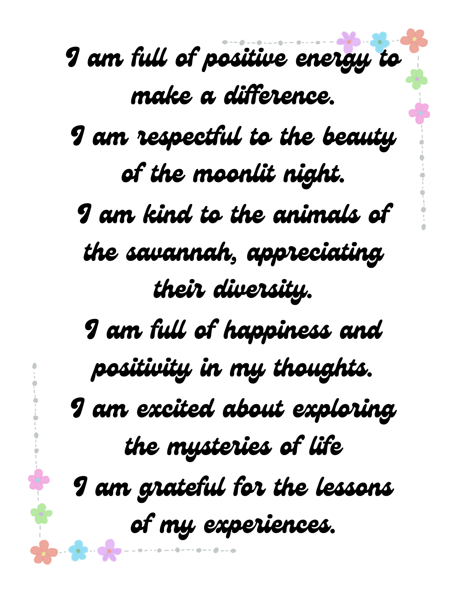 300+ Positive Affirmations for Kids