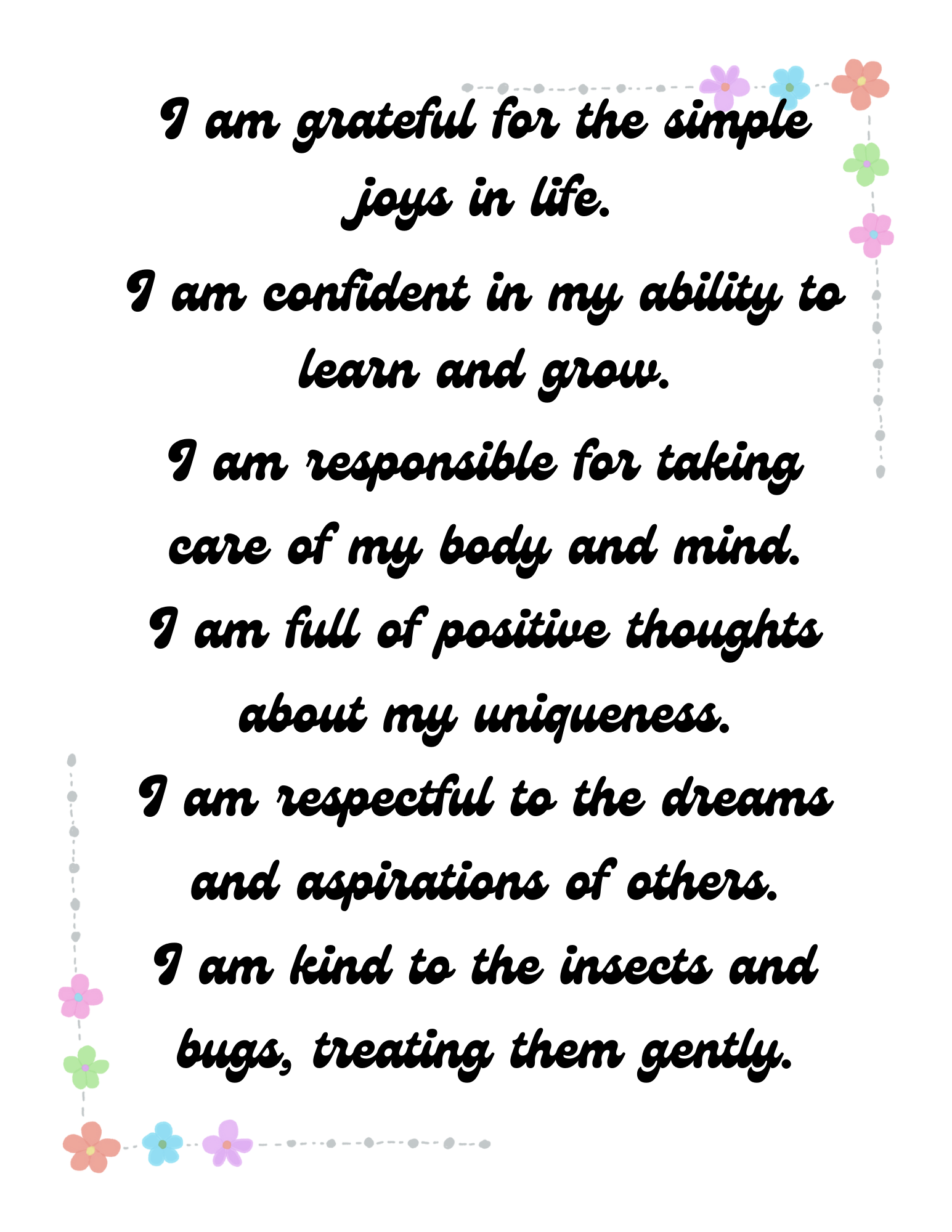 300+ Positive Affirmations for Kids