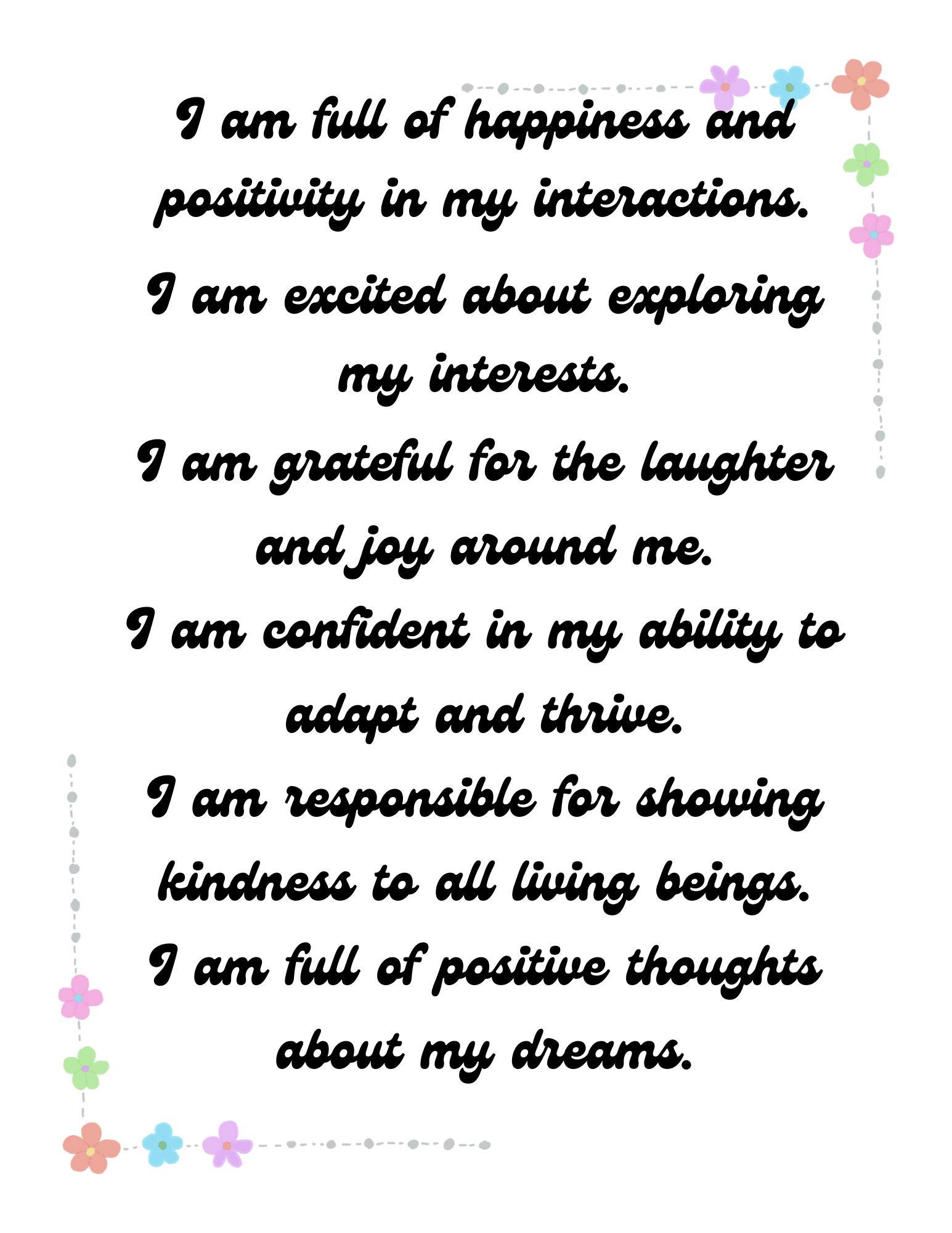 300+ Positive Affirmations for Kids