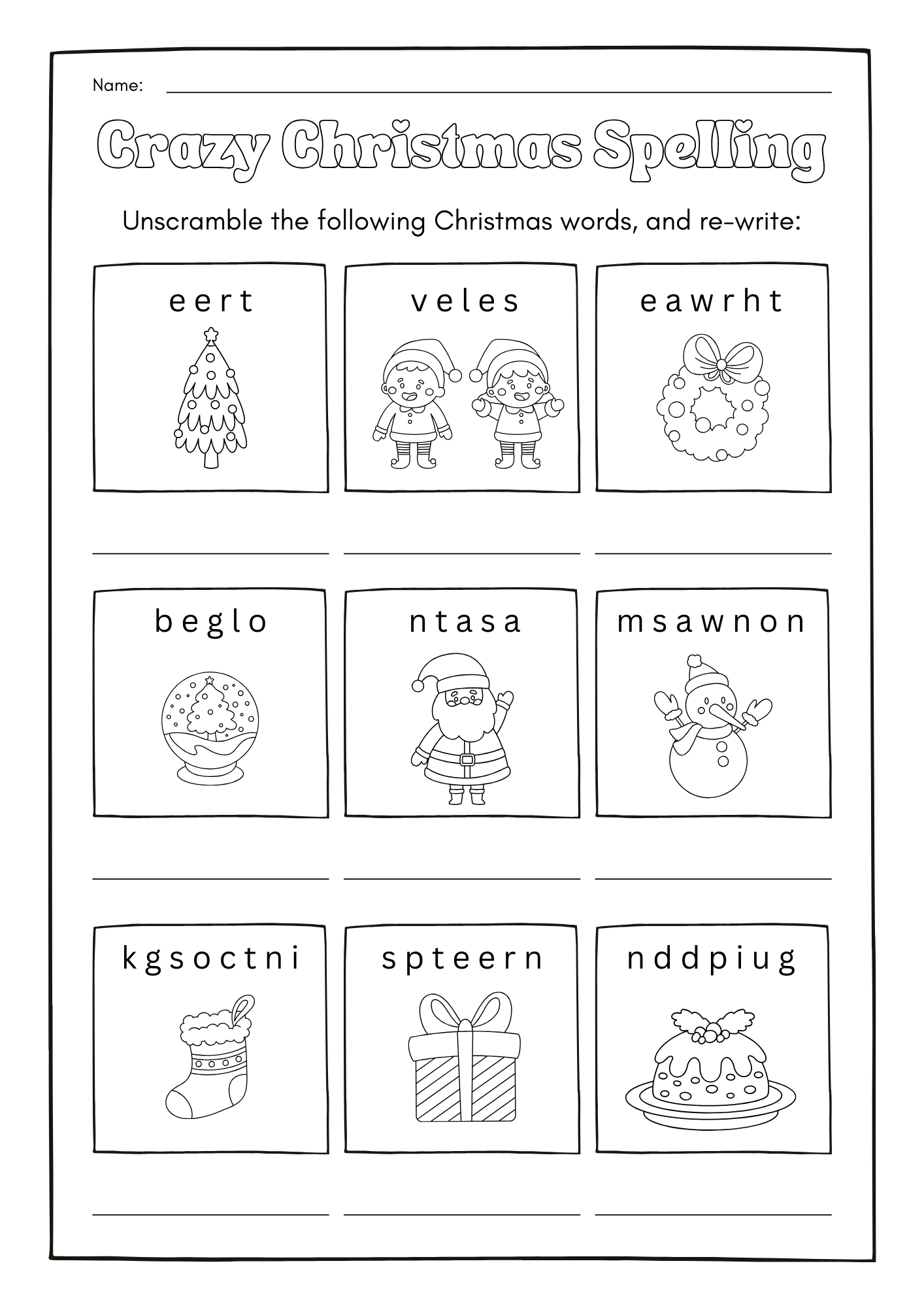 Christmas Activities