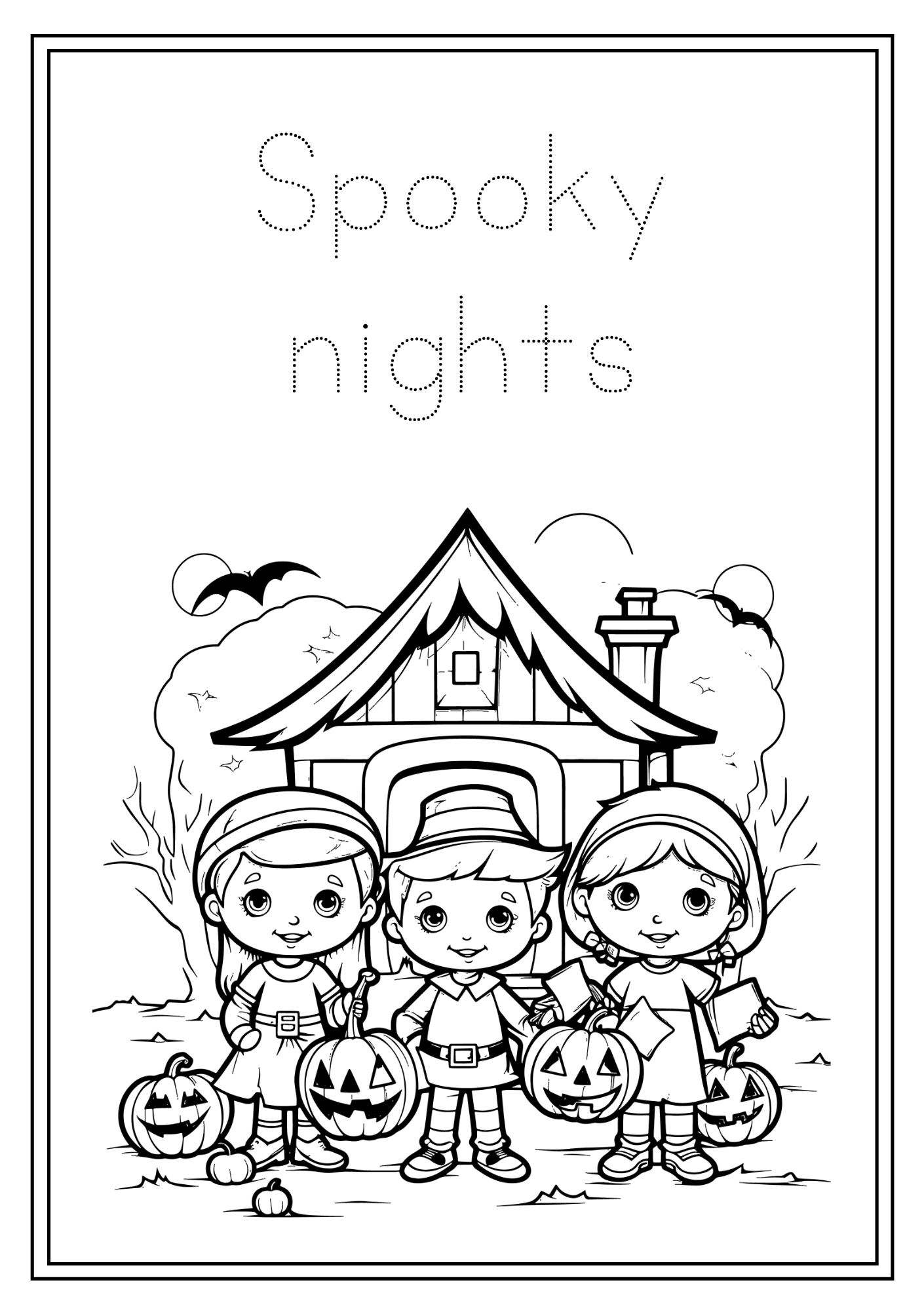 Halloween Coloring Booklet