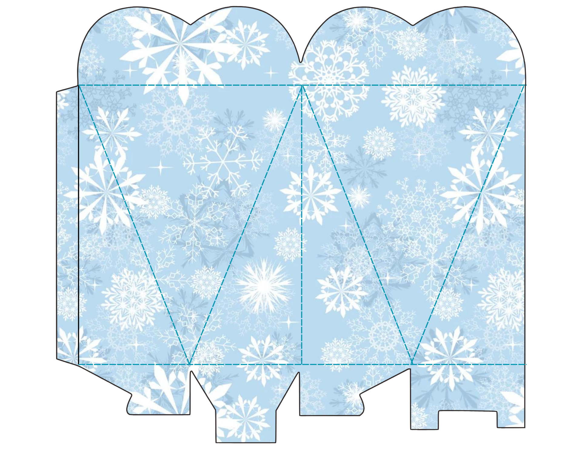 Christmas Candy Holder Heart Shape