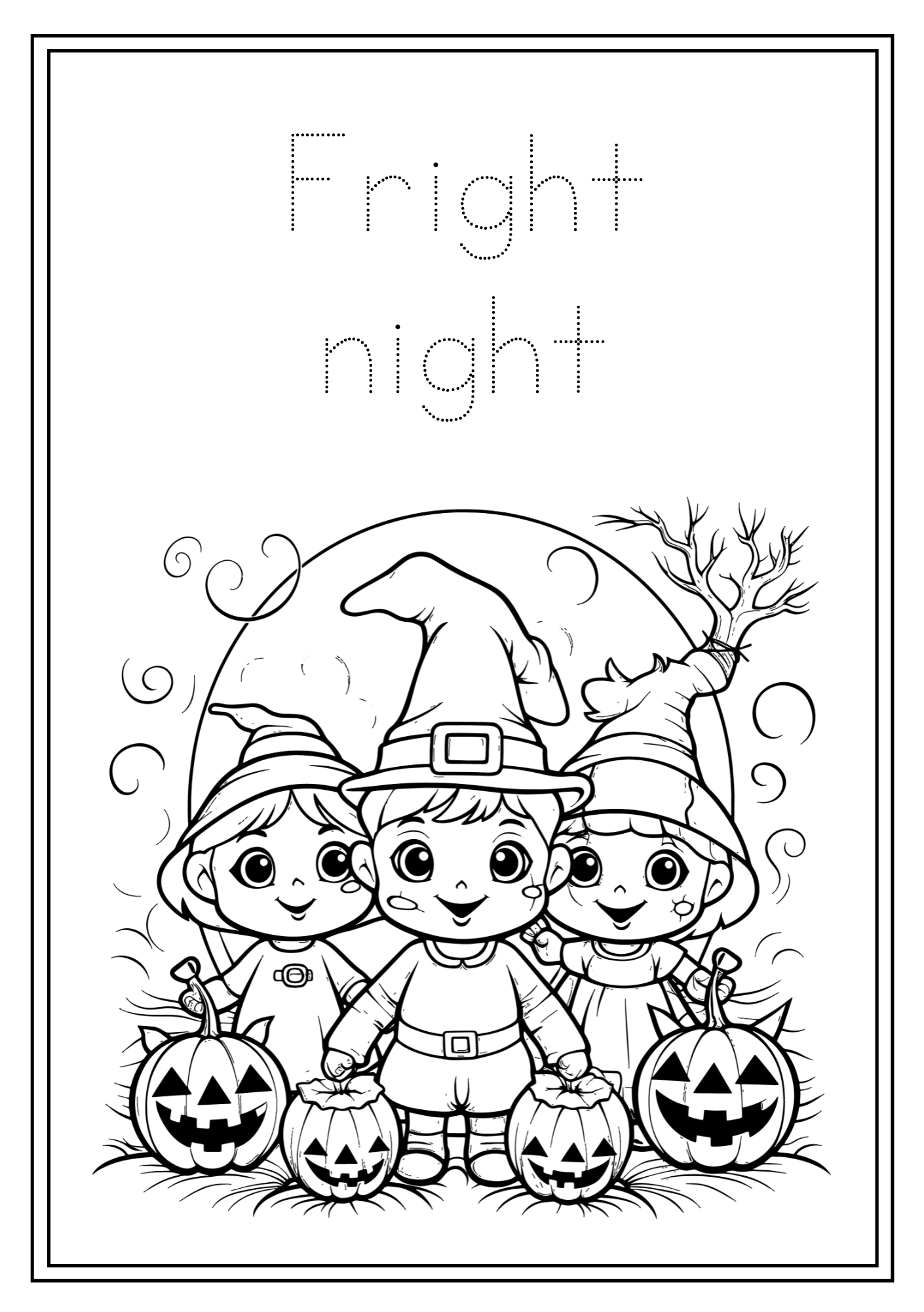 Halloween Coloring Booklet