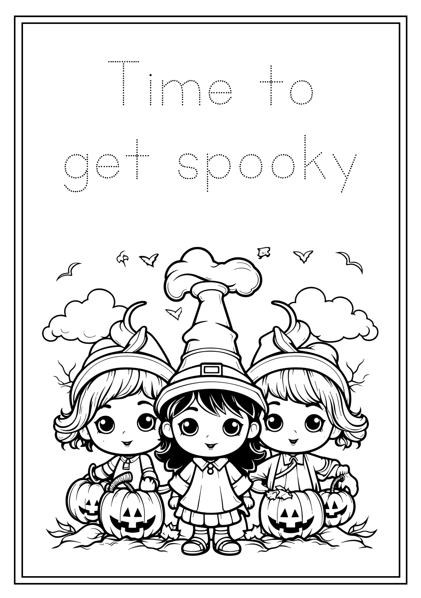 Halloween Coloring Booklet