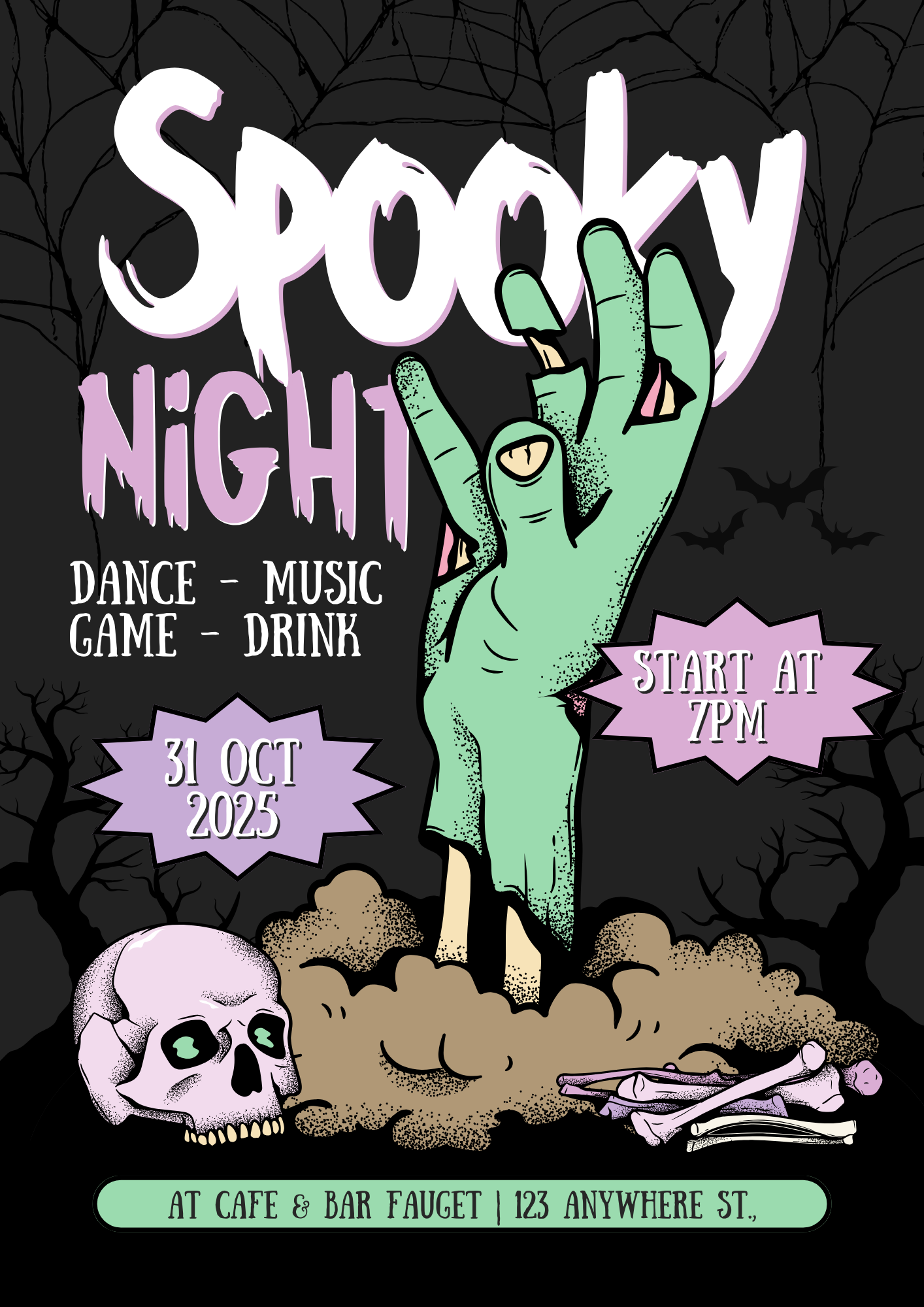 Halloween Trick Or Treat Flyer