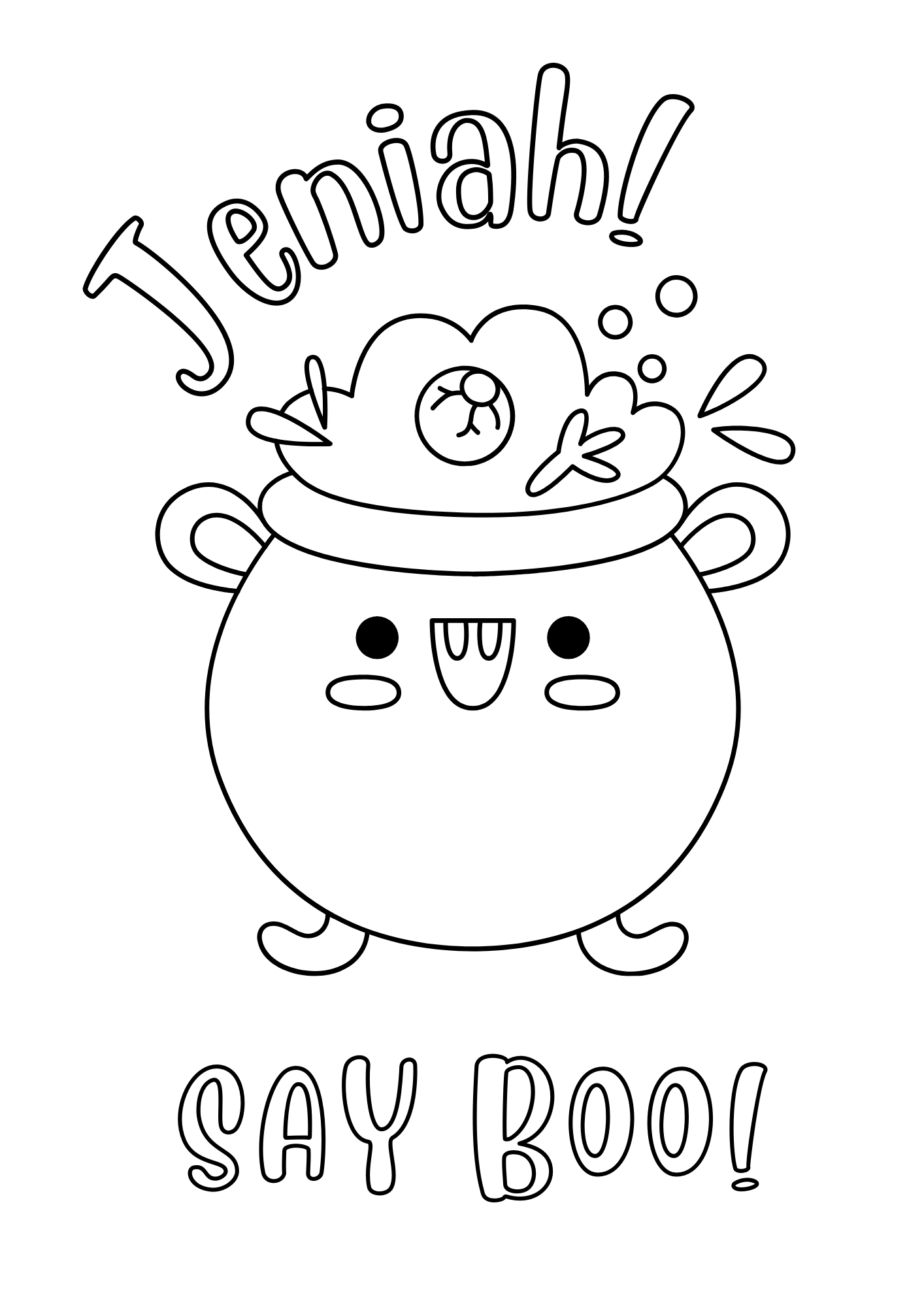 Personalized Coloring Book