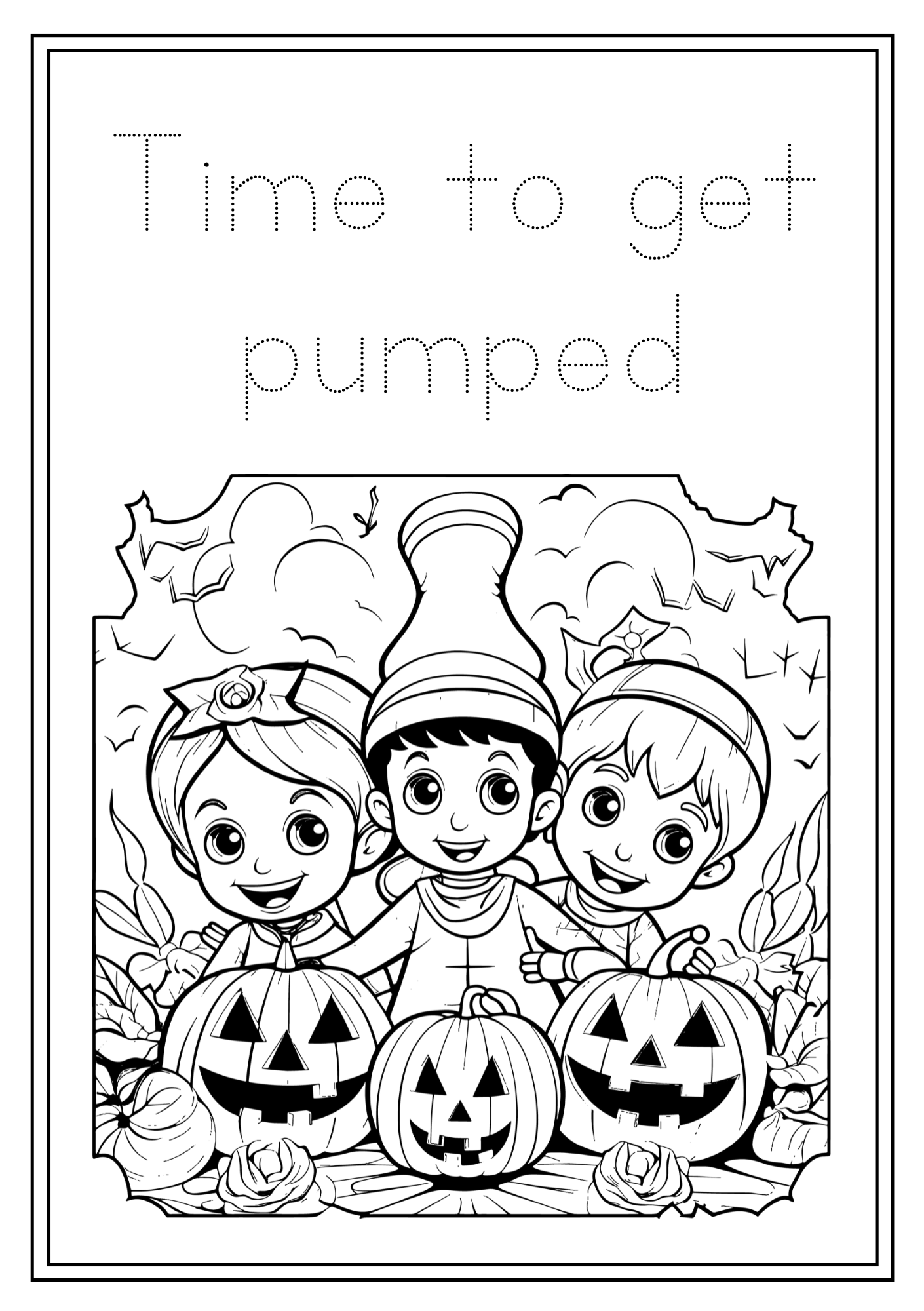 Halloween Coloring Booklet