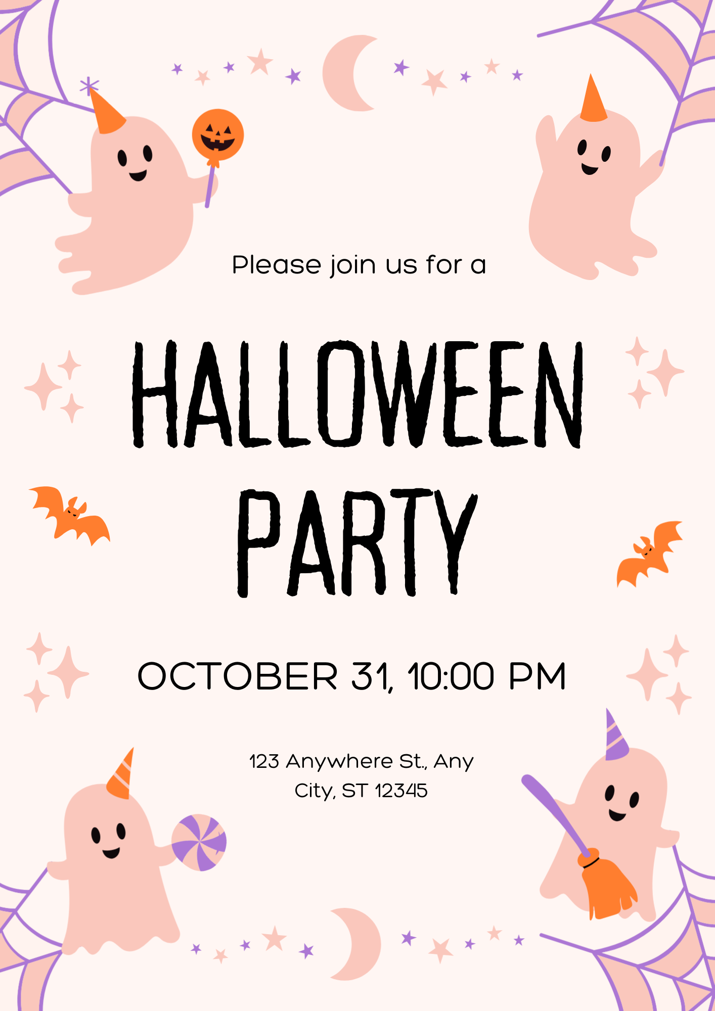 Halloween Trick Or Treat Flyer