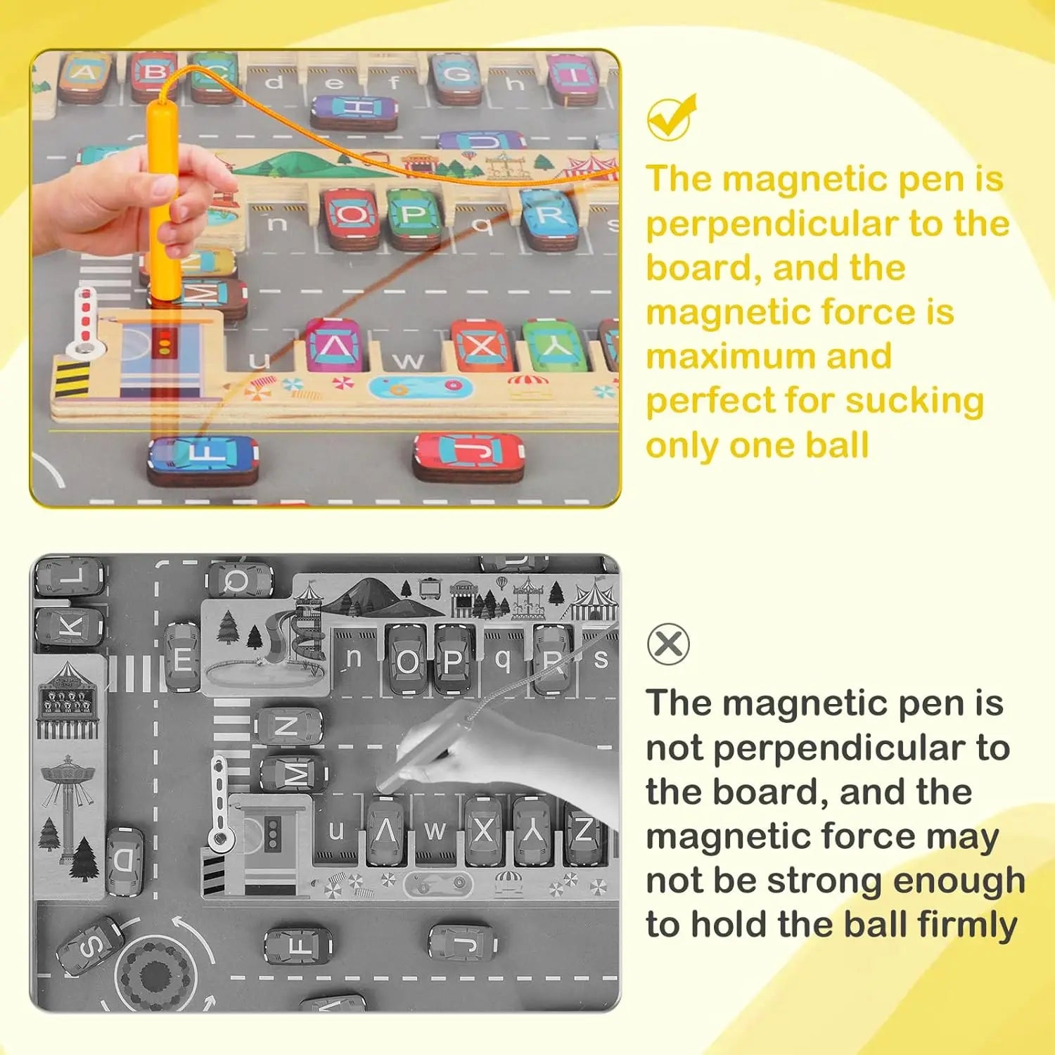 Montessori Magnetic Alphabet Maze Letter