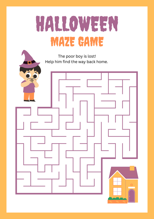 Halloween Maze Game