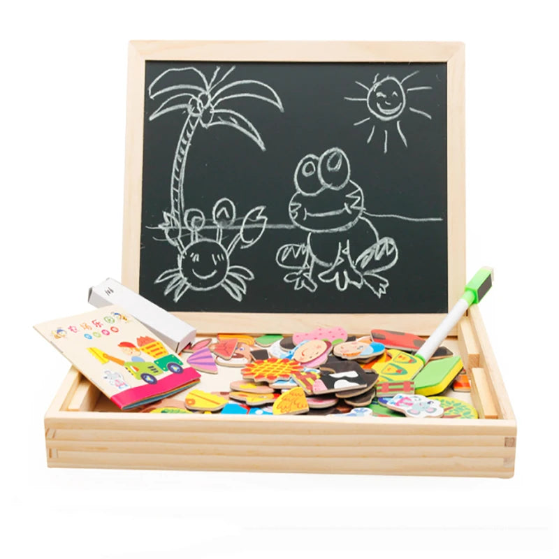 Wooden Multifunction Children Animal Puzzle