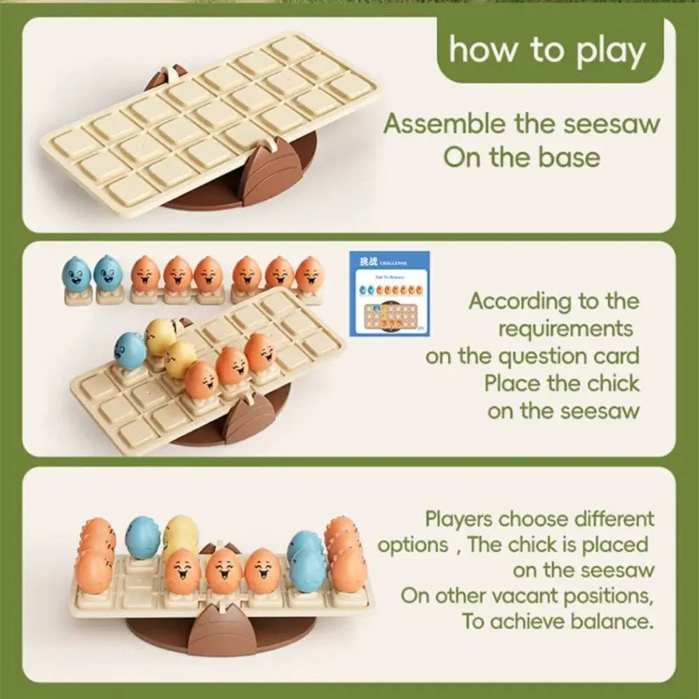 STEM Egg Balance Game Toys,Enhancing Logical